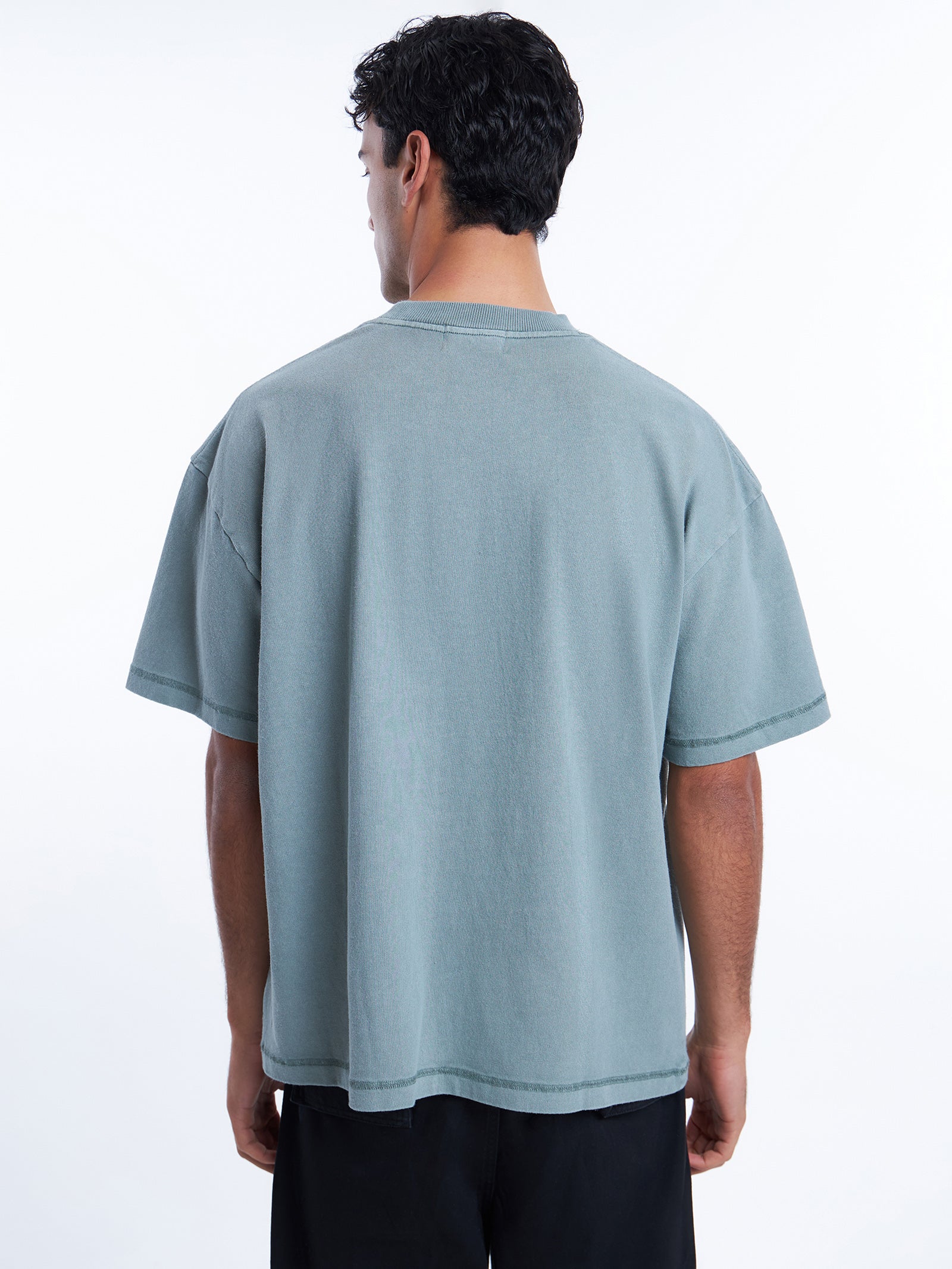 Subtle Logo Tee In Washed Arctic