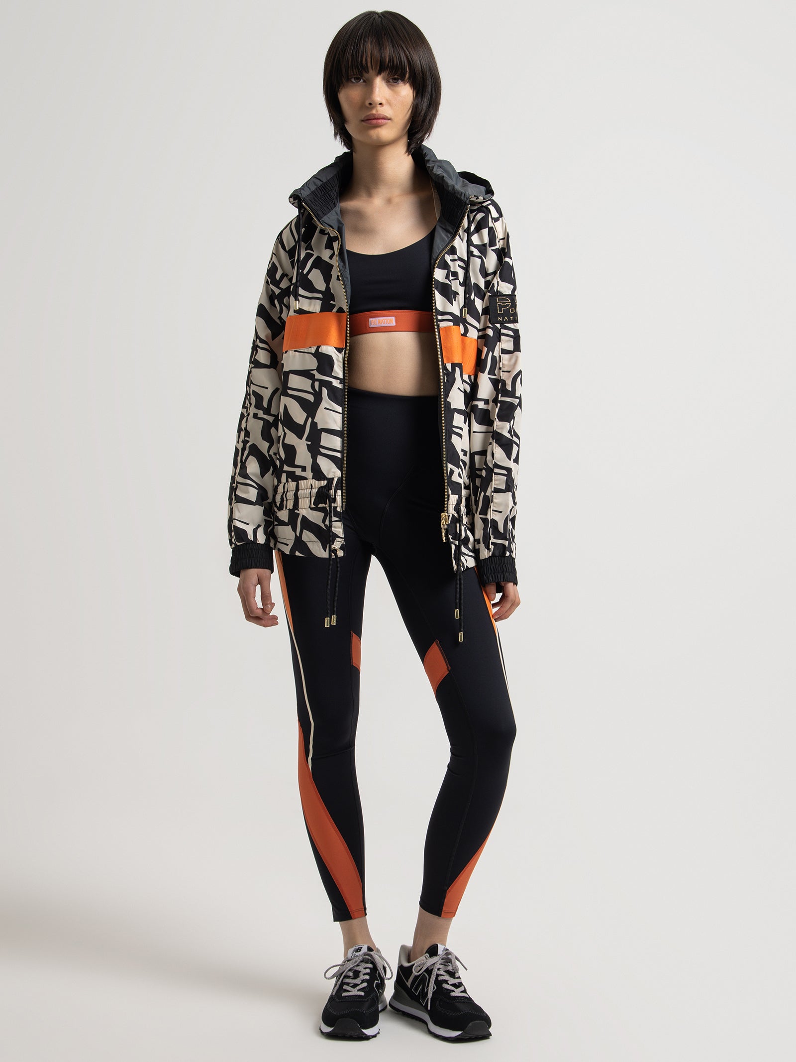 Man Down Reversible Jacket in Abstract Print