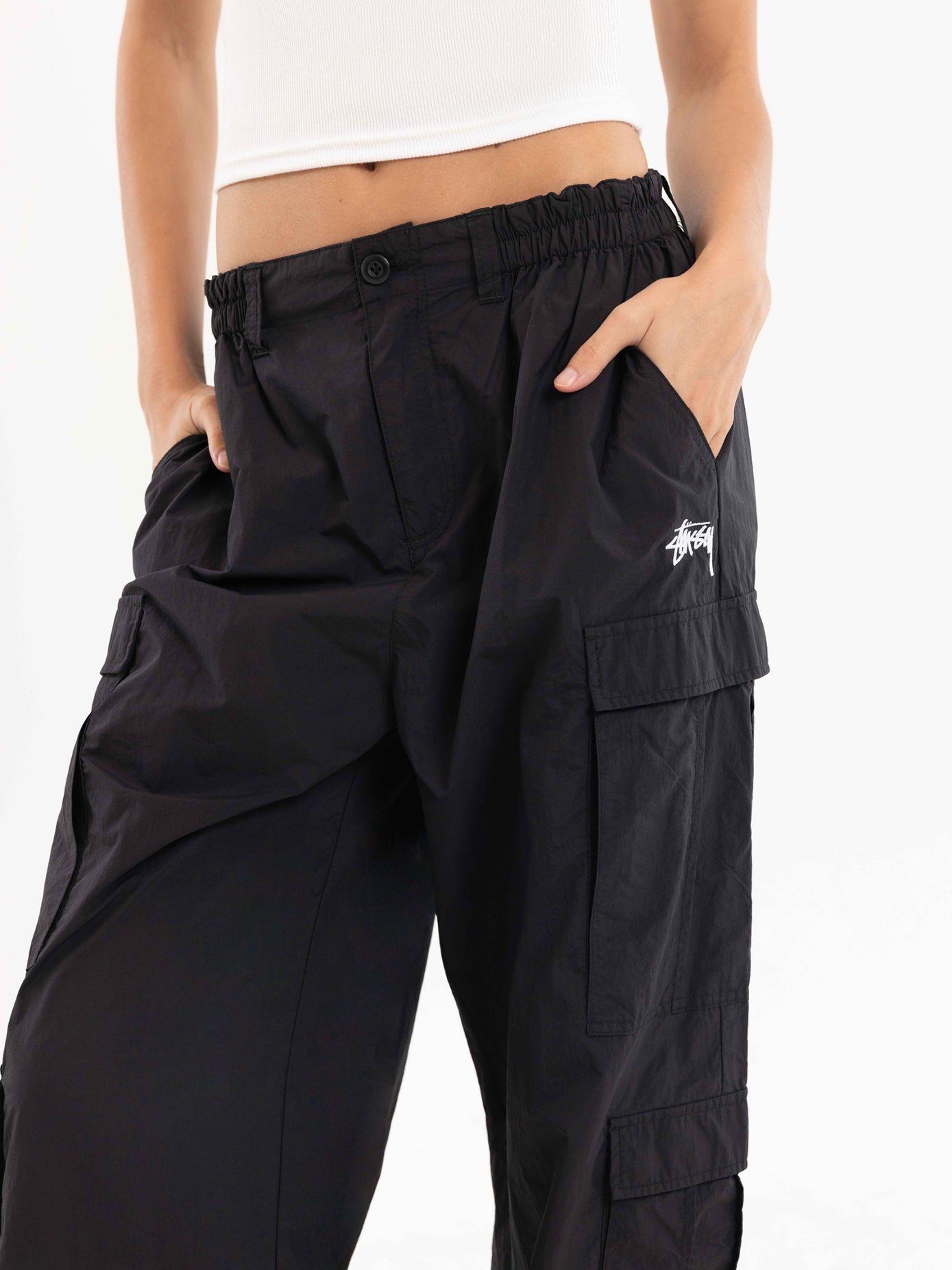 Stock Nylon Cargo Pants