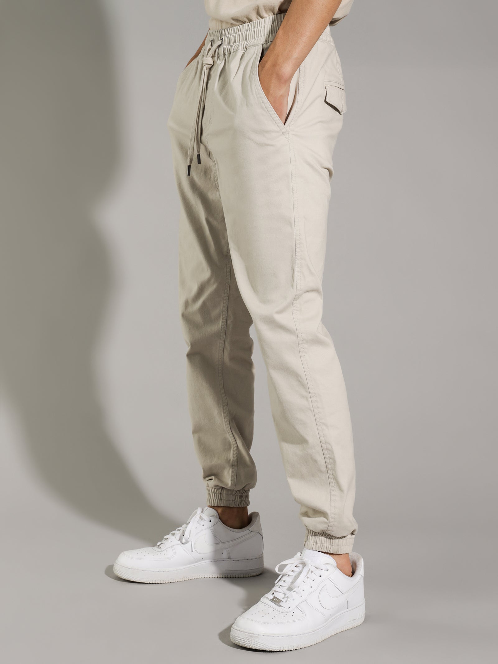 Boden Joggers in Stone