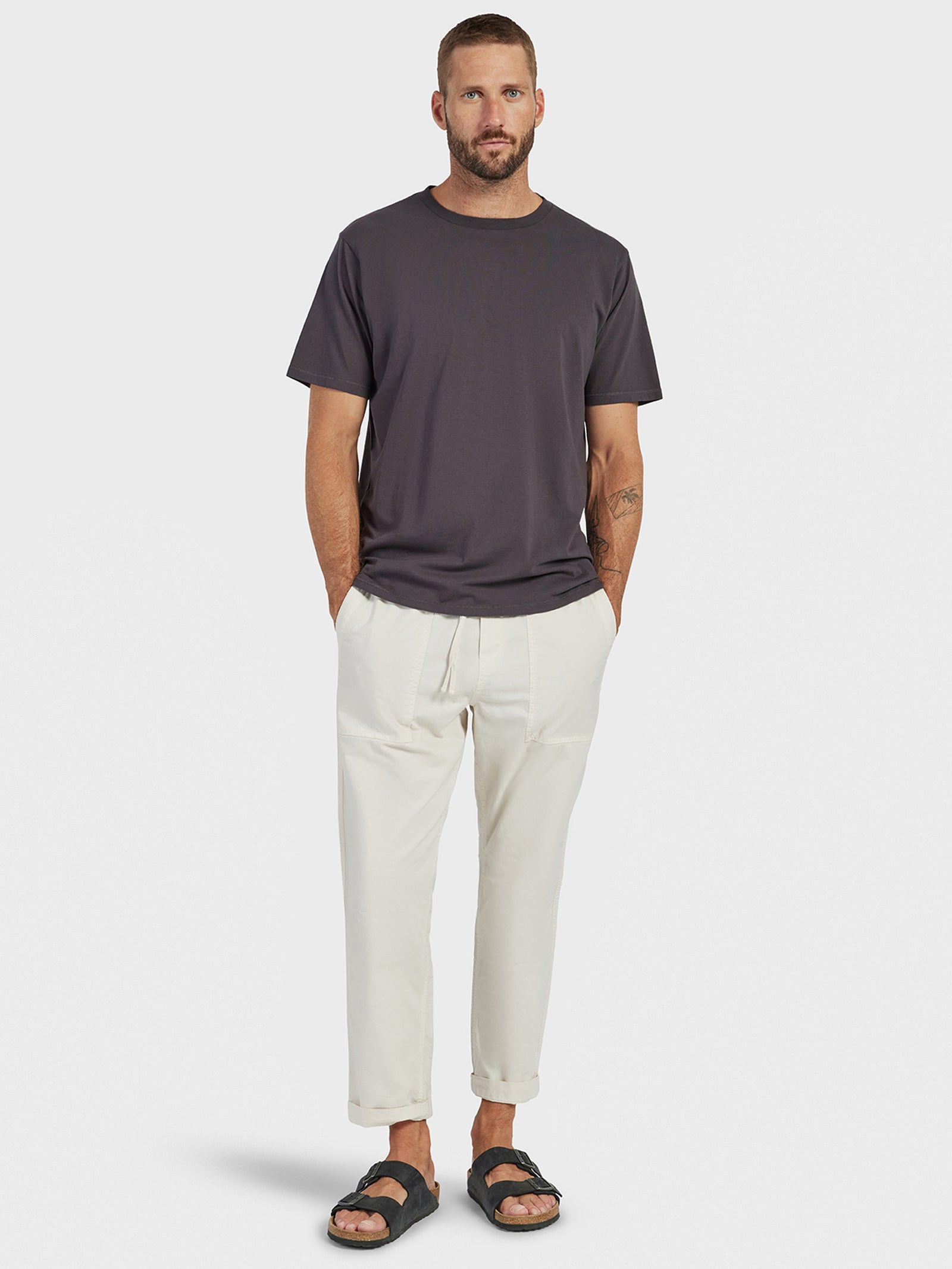 Oxford Beach Pants in Off-White