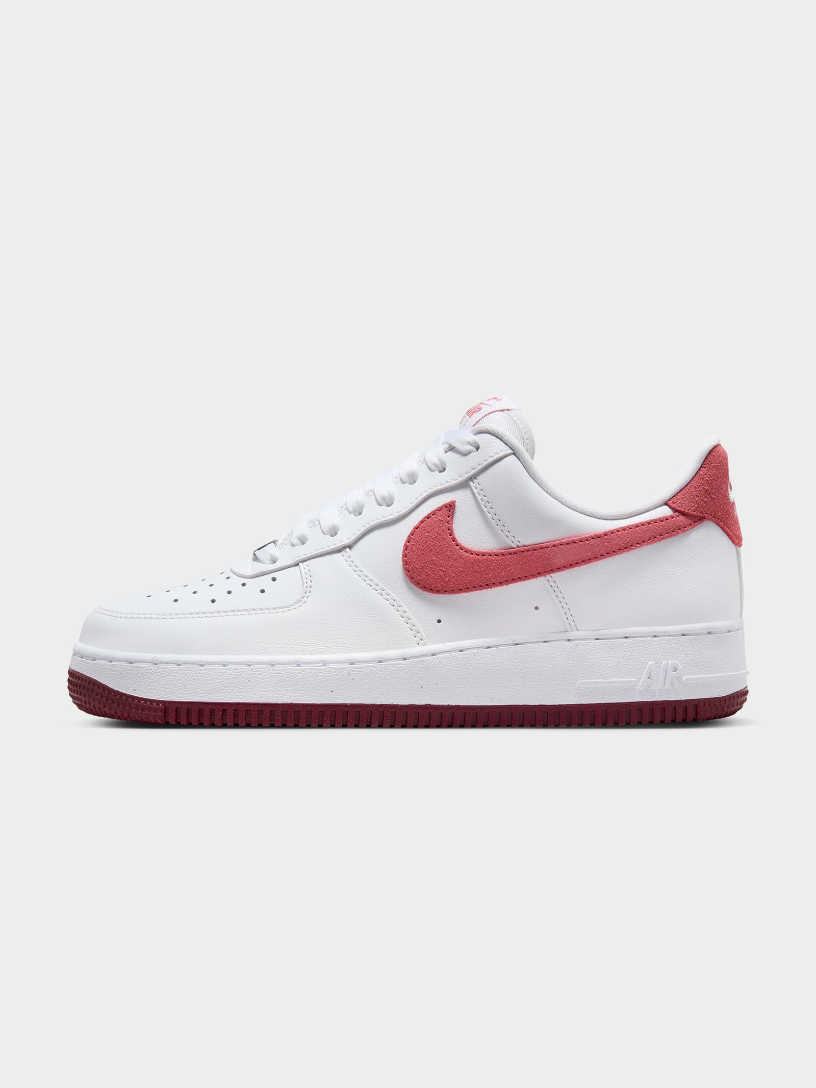 Womens Air Force 1 '07 Sneakers in White, Team Red & Dragon Red