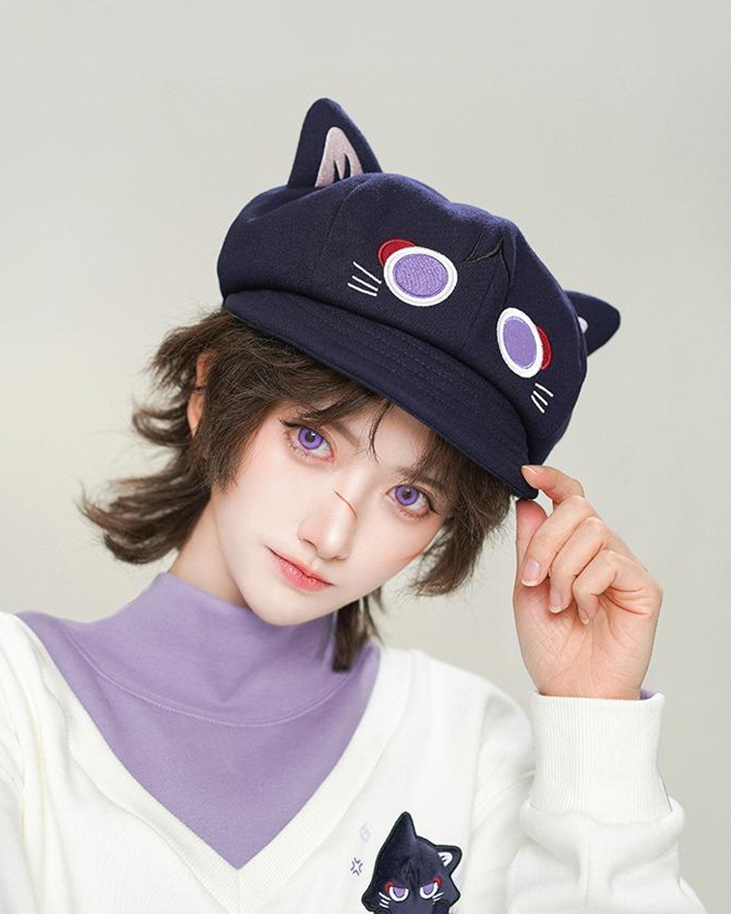 Genshin Impact Wanderer Fairy Tale Cat Octagonal Cap