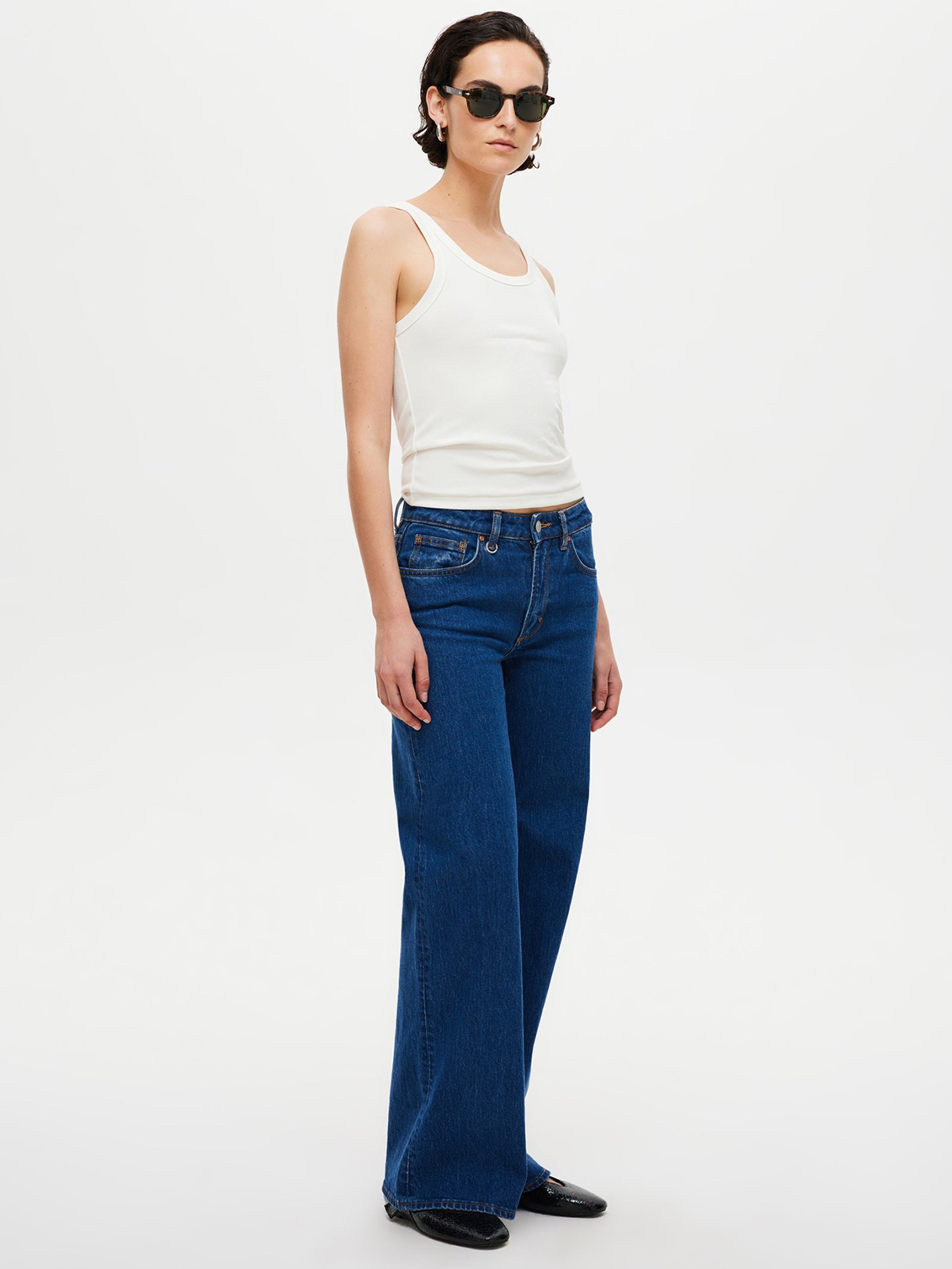 Eva Wide-Leg Jeans Royal