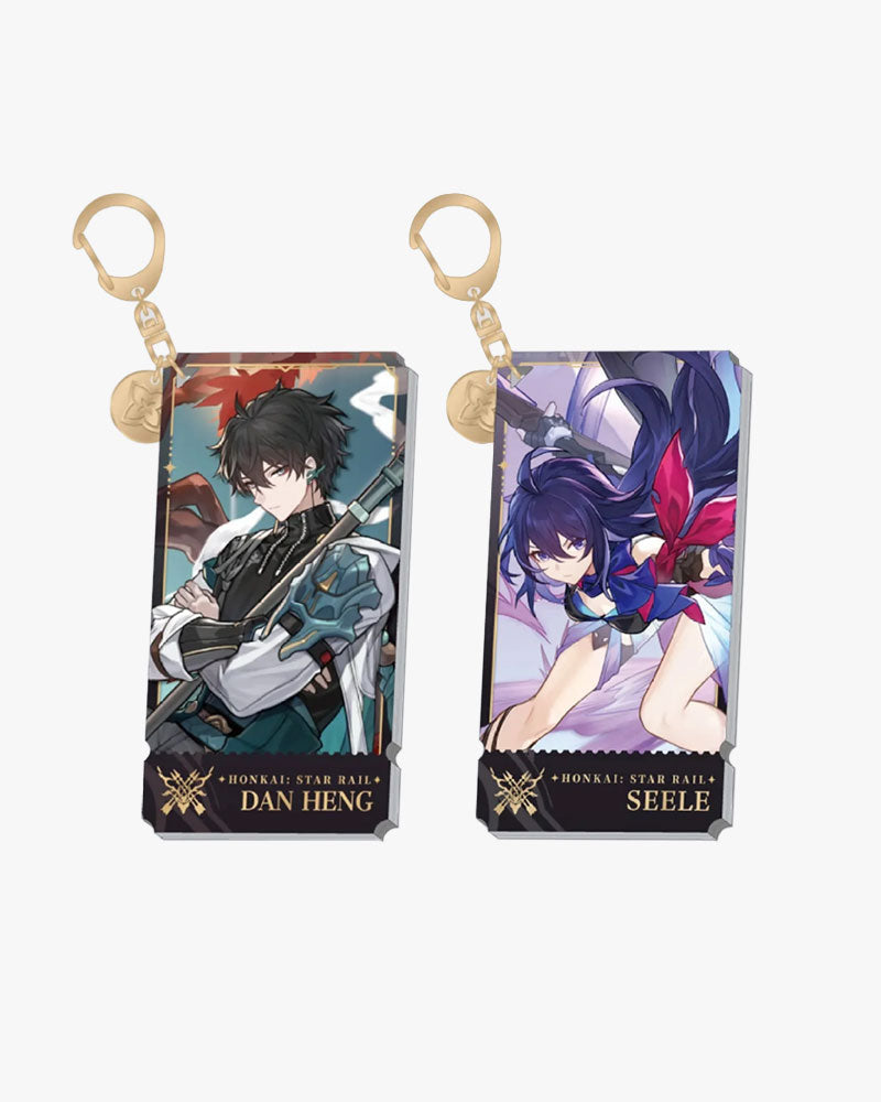 Honkai: Star Rail The Hunt Path Character Acrylic Keychain