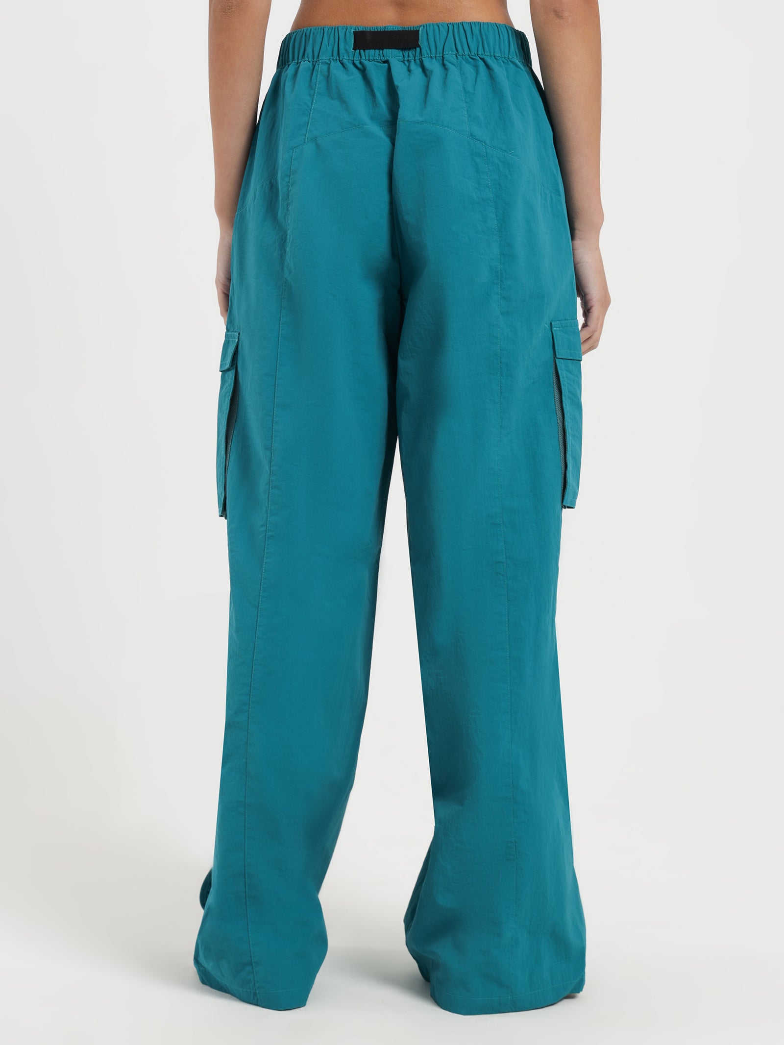 Curiosity Toggle Nylon Pants in Deep Lake