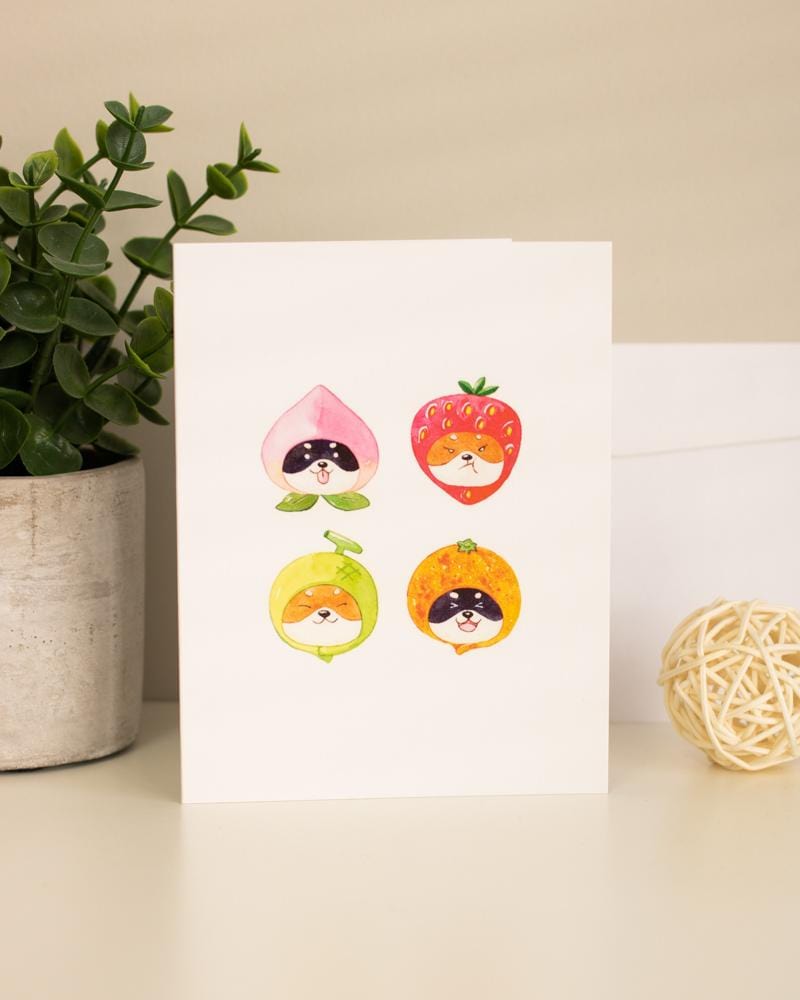 SUKOSHI x Penelope Fruity Heads Greeting Card