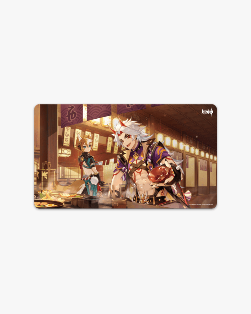 Genshin Impact Desk Mat - The Feast of the Dead, Arataki Itto Gorou