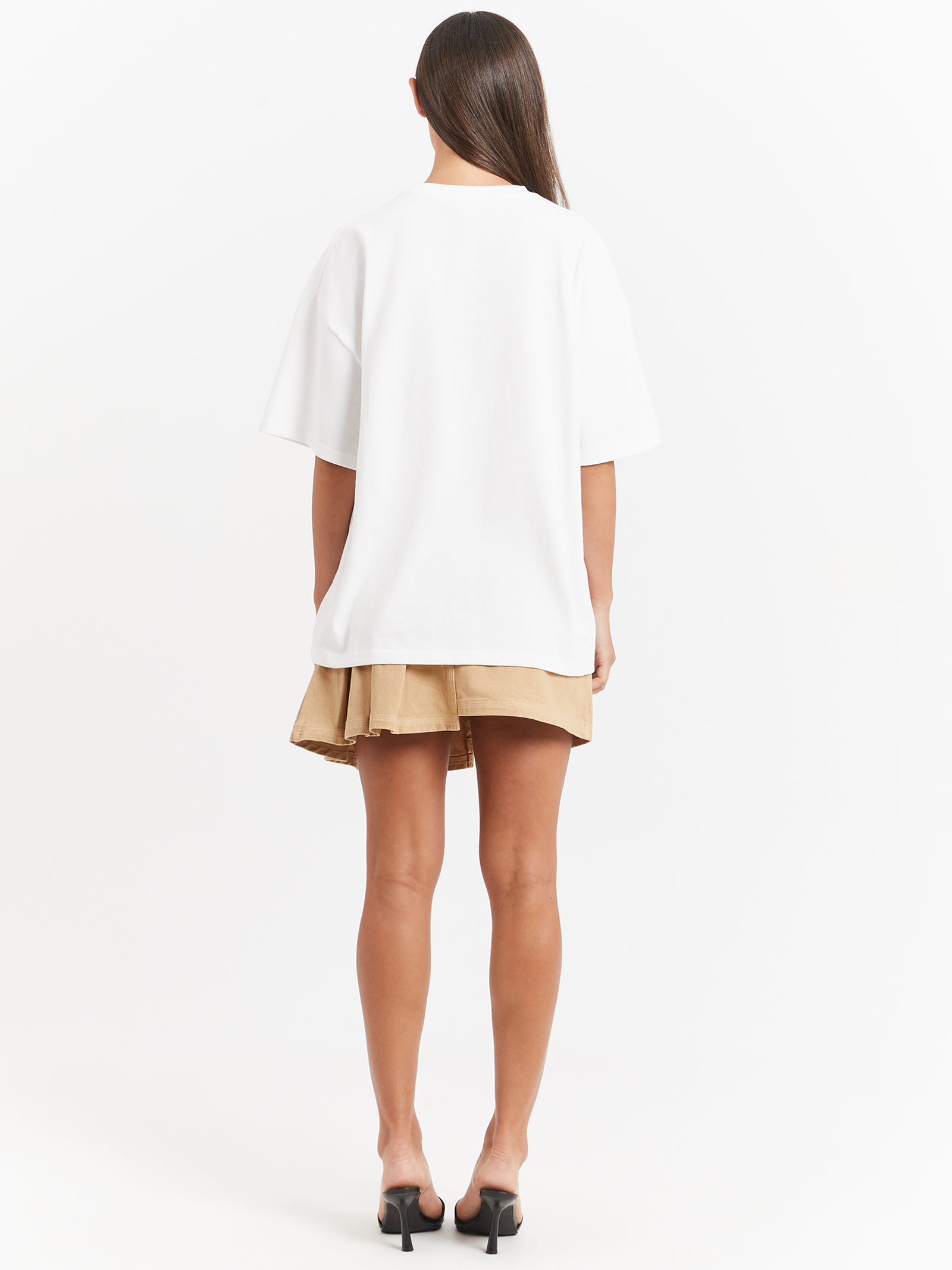 Archer Mini Skirt in Light Camel