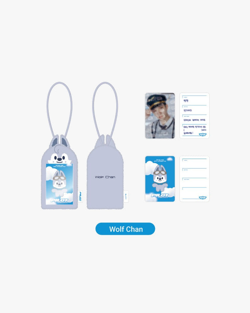 STRAY KIDS 3RD FANMEETING 'PILOT : FOR ¡ï¡ï¡ï¡ï¡ï' SKZOO CARRIER NAME TAG SET