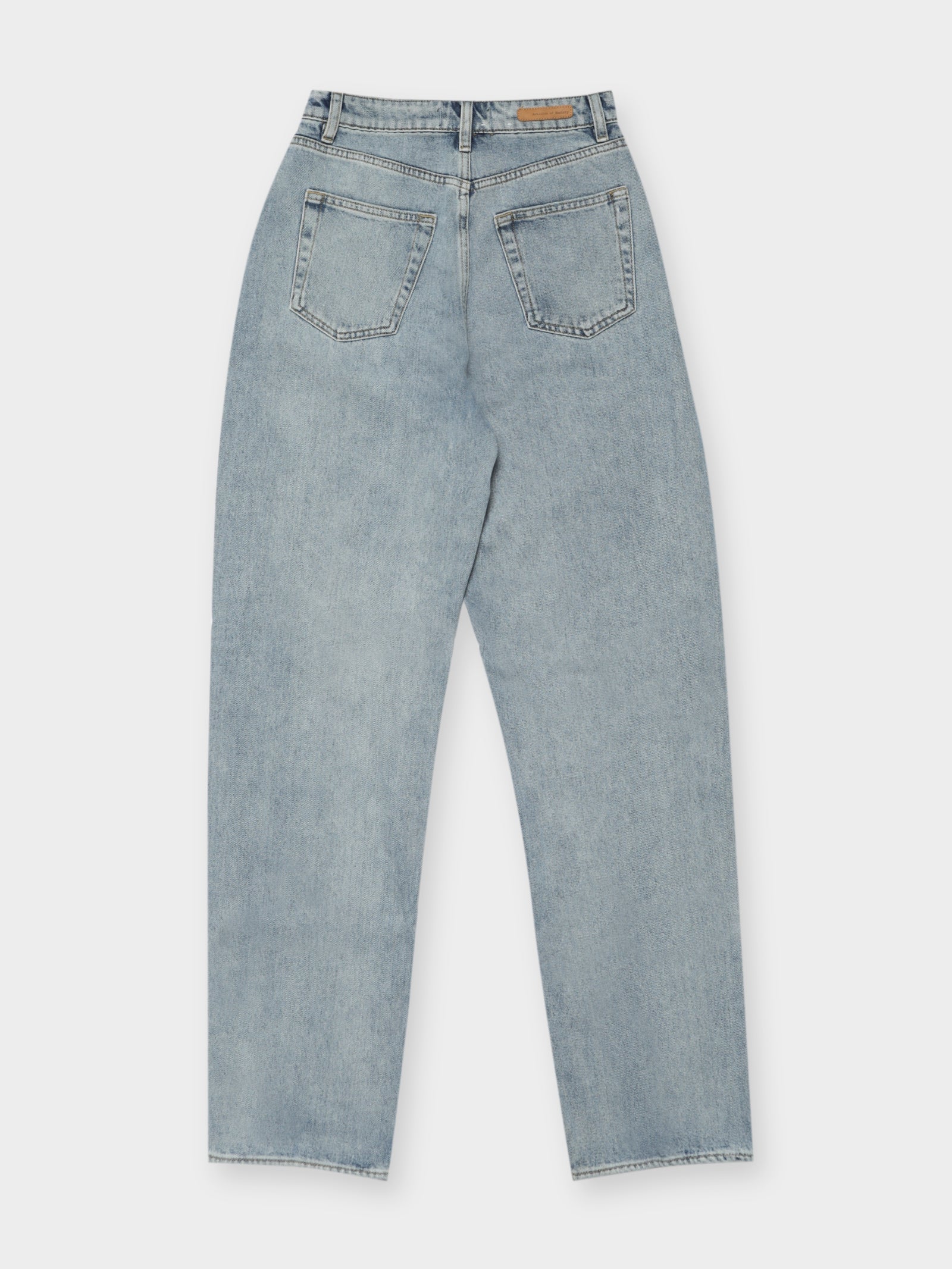 Hailey Baggy Straight Leg Jeans in Vintage Light Blue