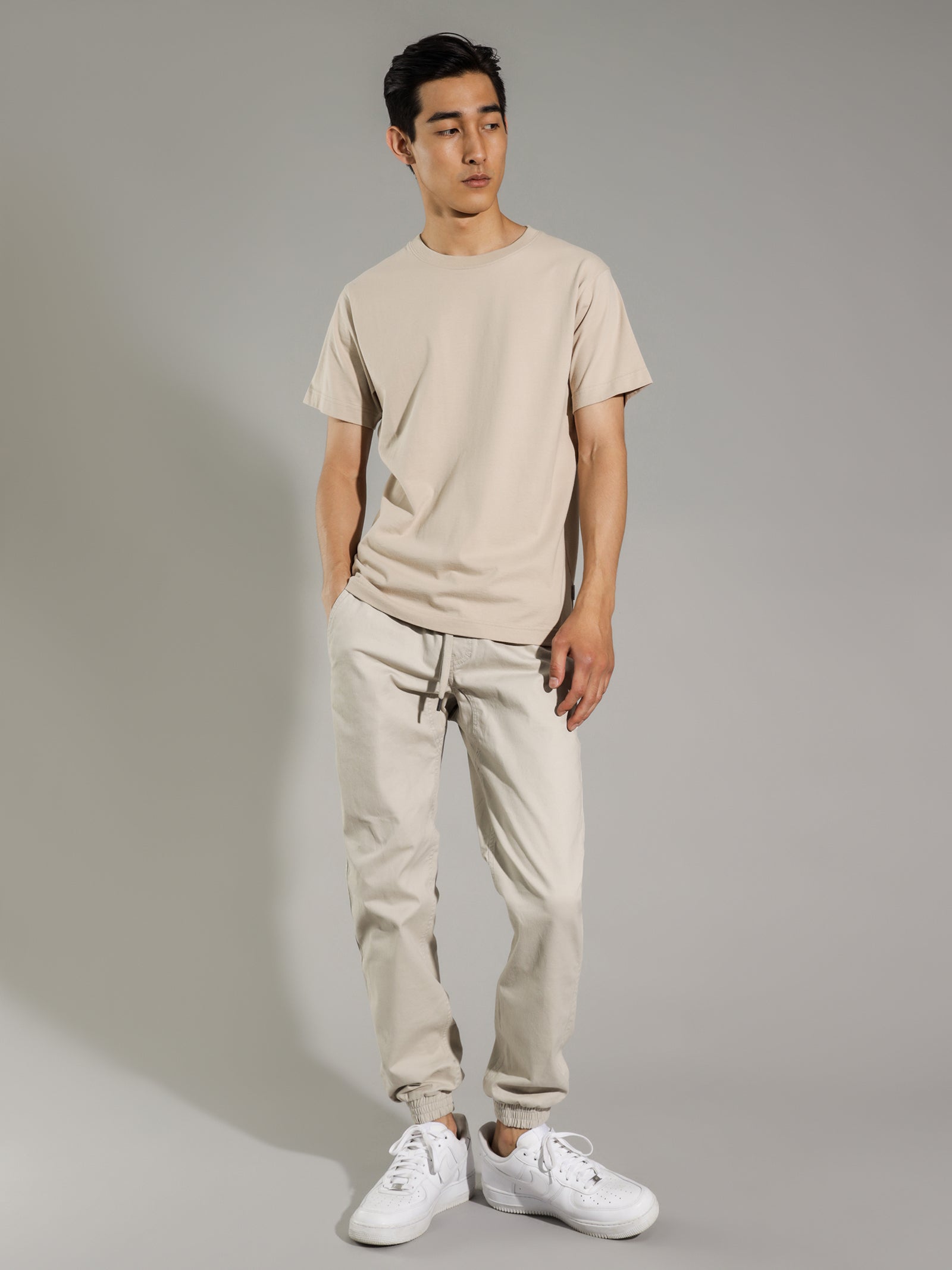 Boden Joggers in Stone