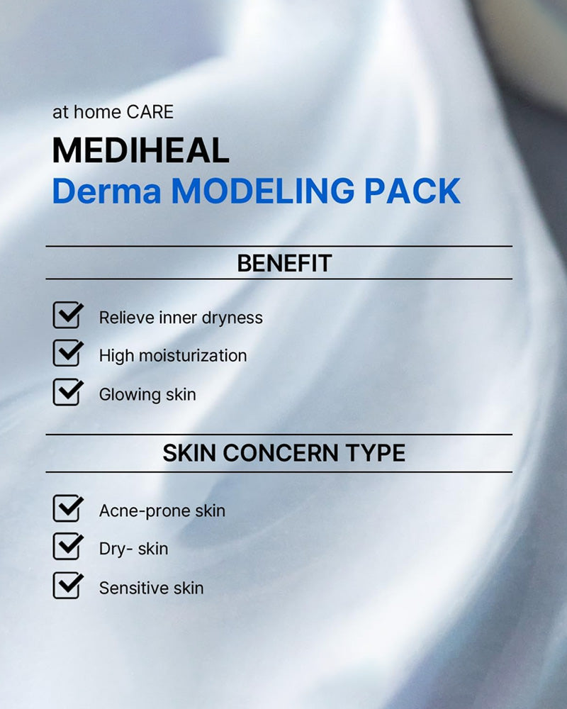 MEDIHEAL Derma Modeling Pack #Hyaluronate Moisture