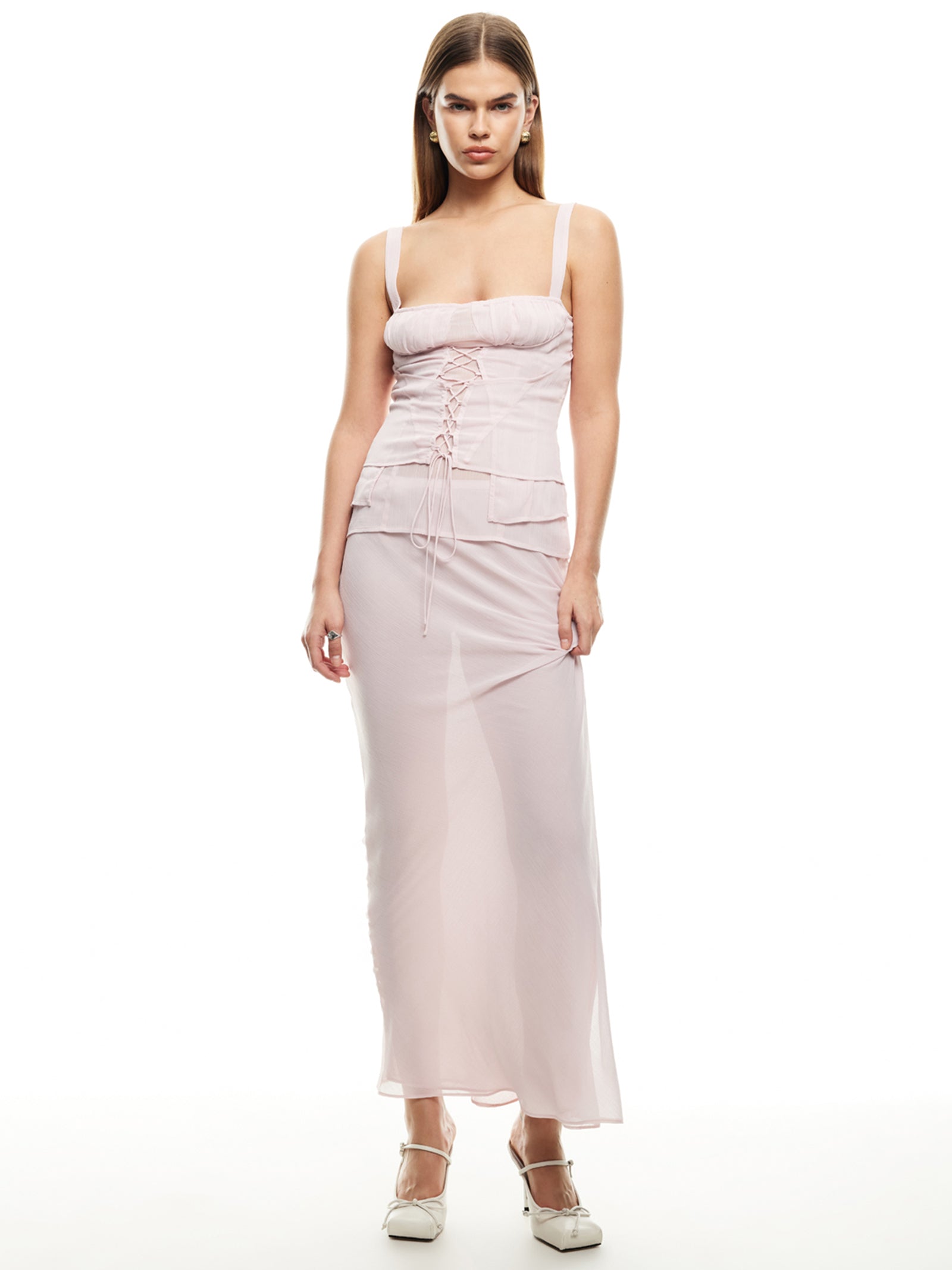 Endless Maxi Skirt in Blush