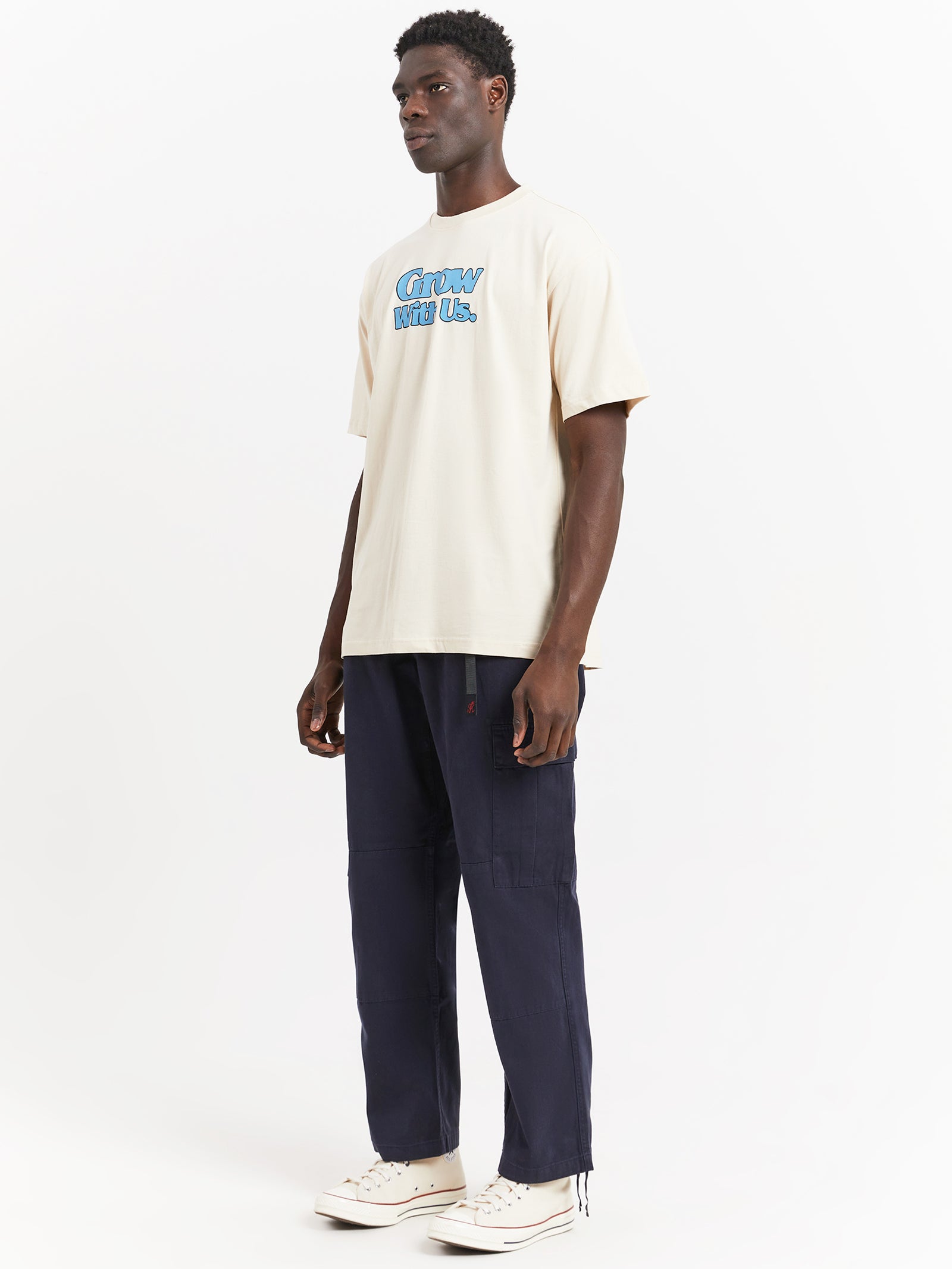 Grow With Us T-Shirt in Ecru Off-White