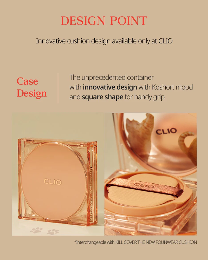 CLIO Kill Cover The New Founwear Cushion & Refill: Koshort in Seoul Edition