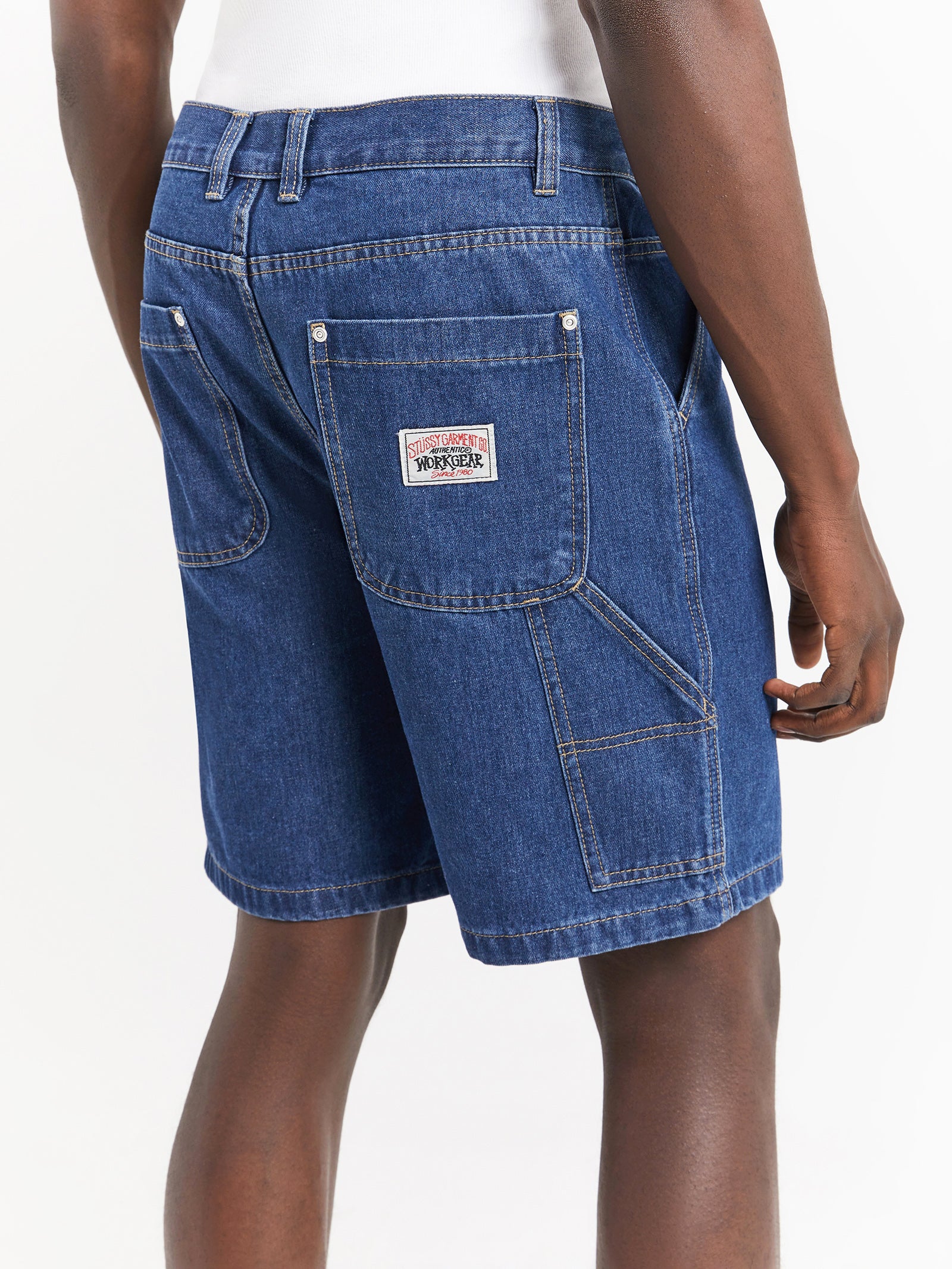 Carpenter Shorts in Dark Blue