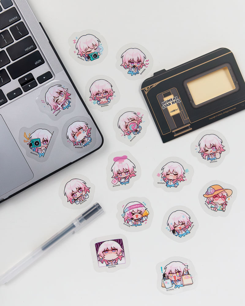 Honkai: Star Rail Pom-Pom Gallery Series Chibi Sticker Pack