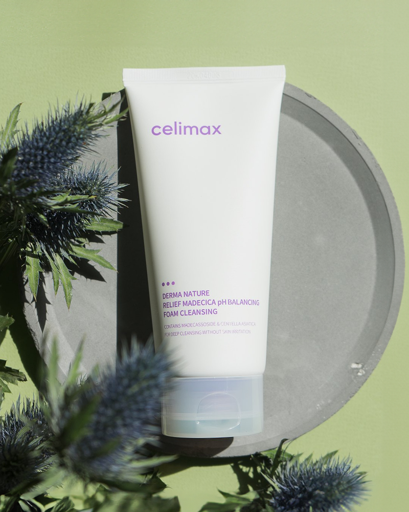 celimax Derma Nature Relief Madecica pH Balancing Cleansing Foam