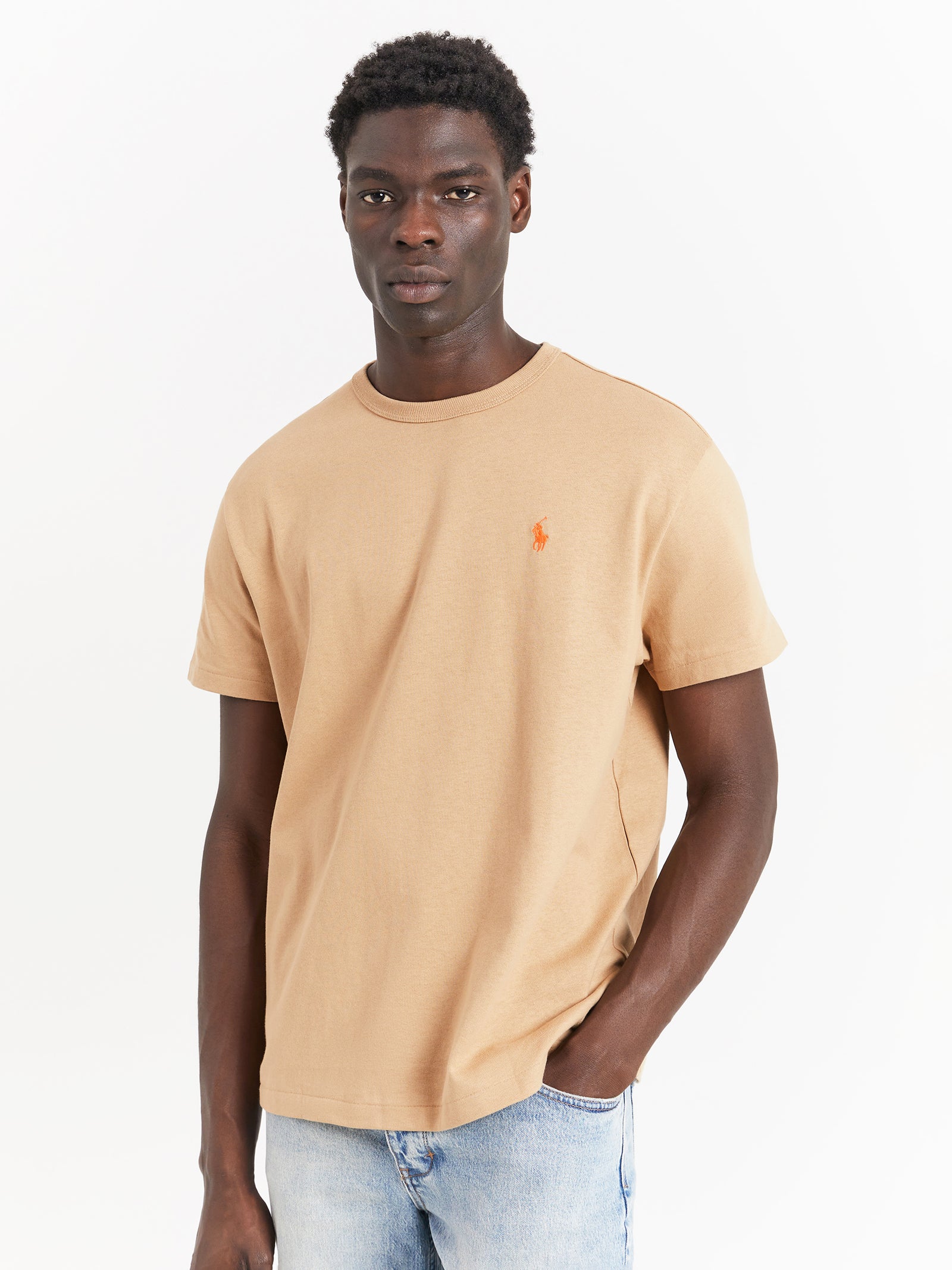 Heavyweight Jersey T-Shirt in Classic Camel