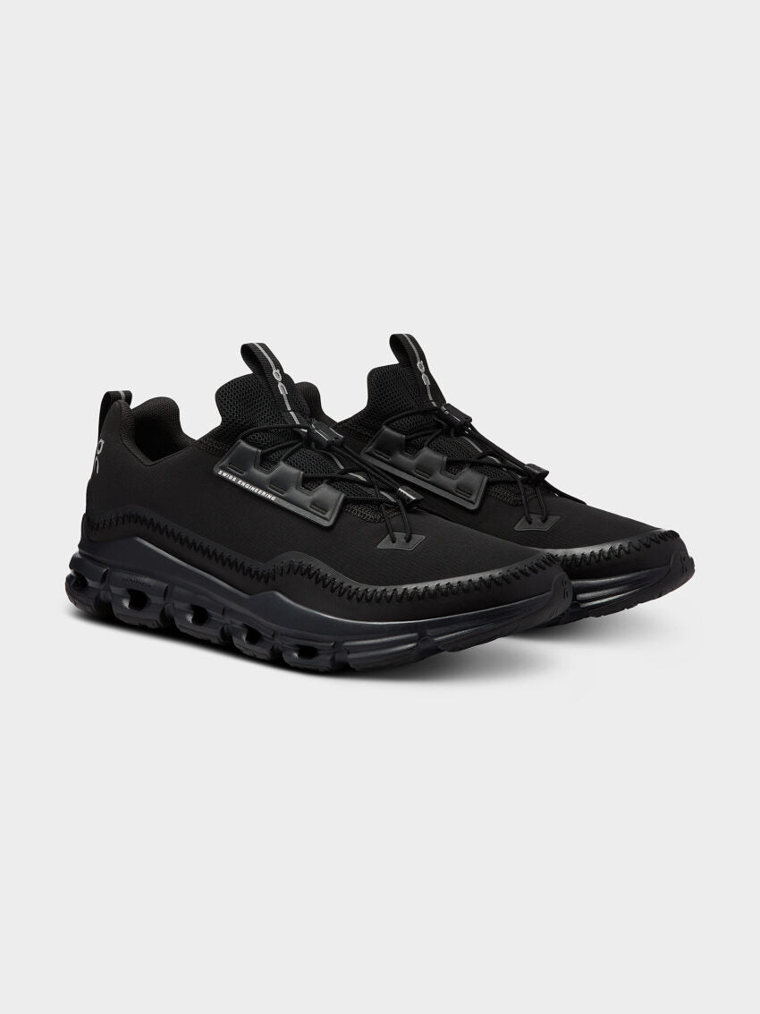 Mens Cloudaway Sneakers in All Black