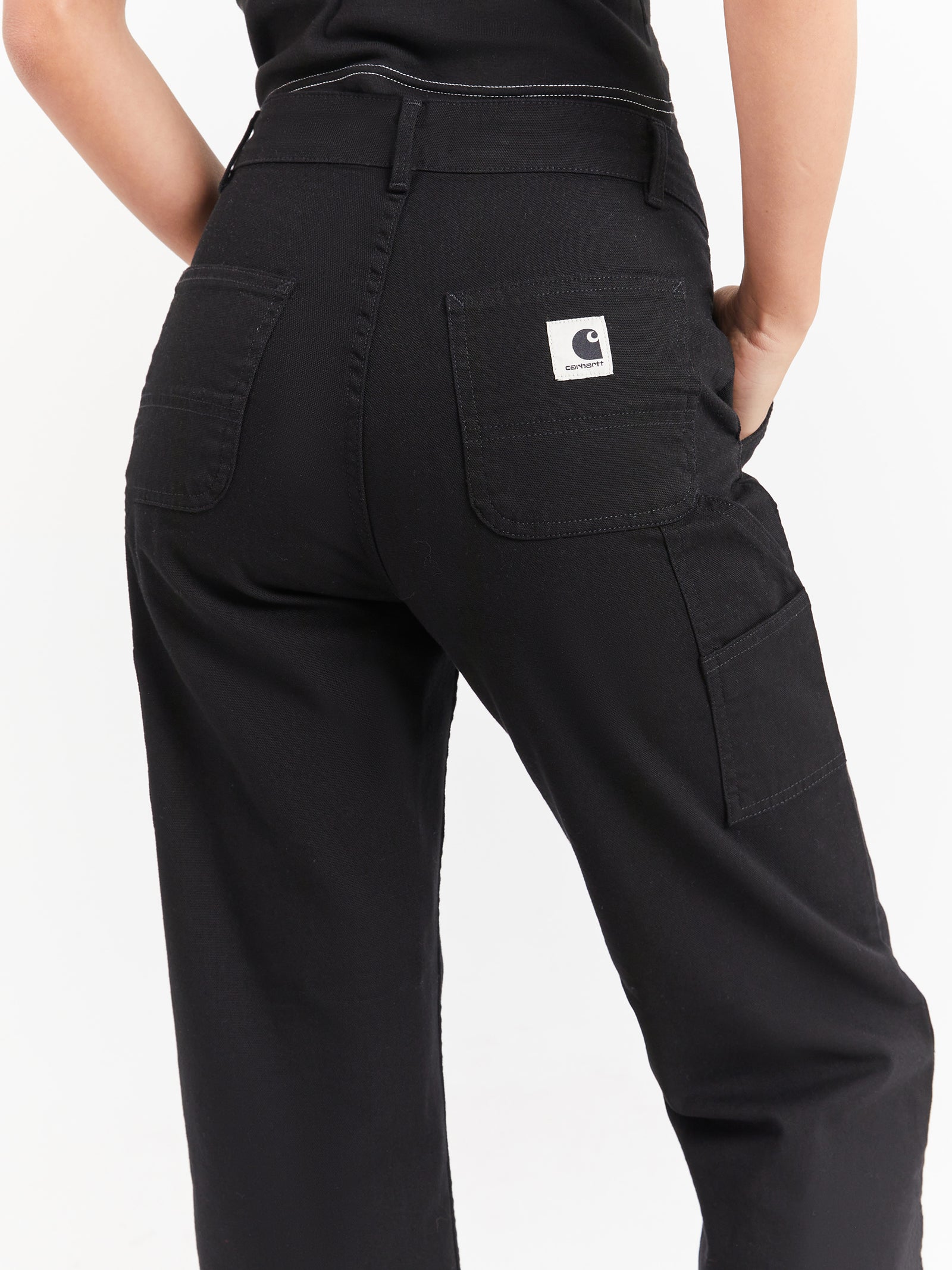 Pierce Double Knee Pants in Black