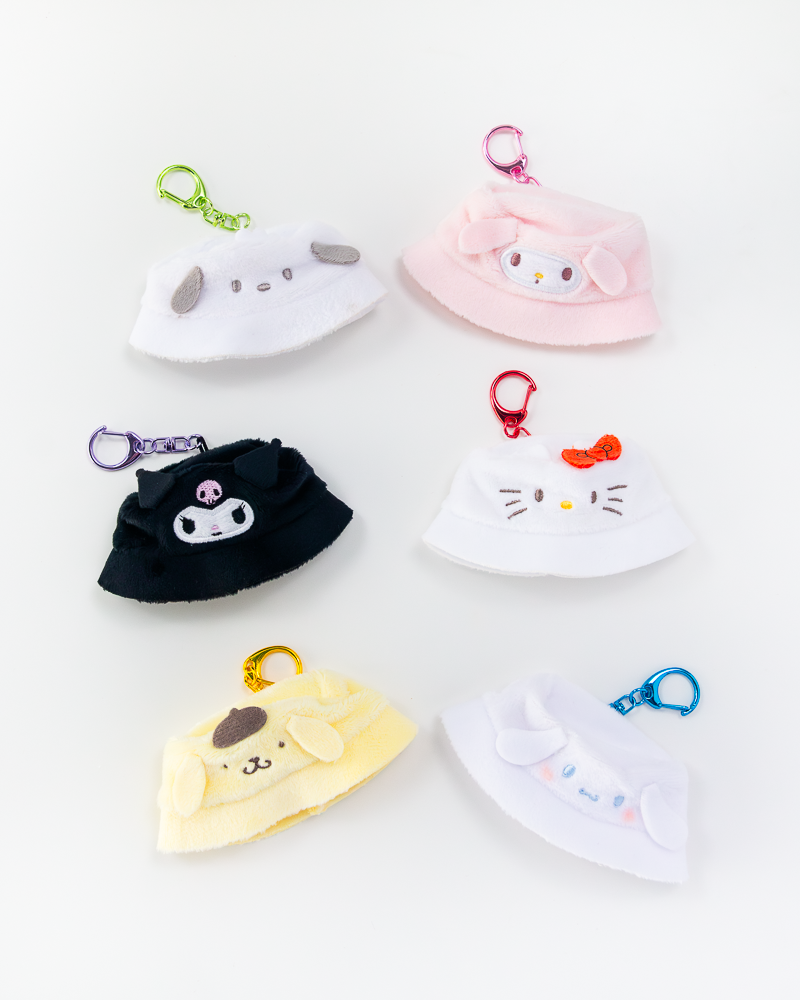 Sanrio Bucket Hat Keychain