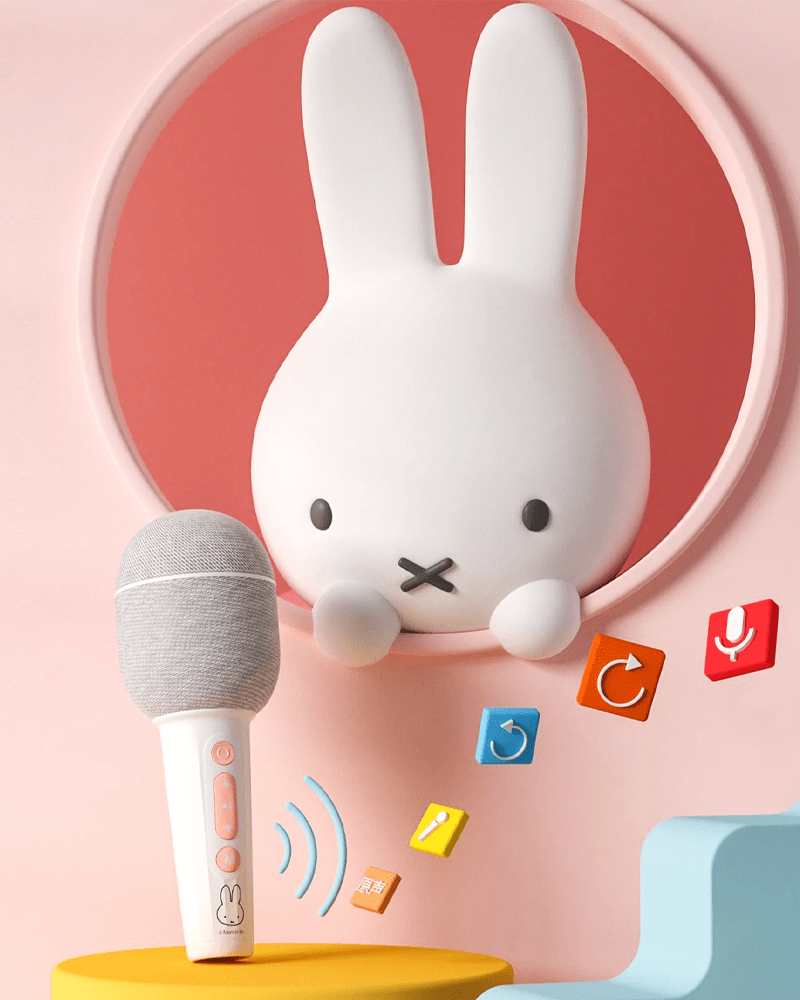 MIPOW x Miffy Karaoke Microphone