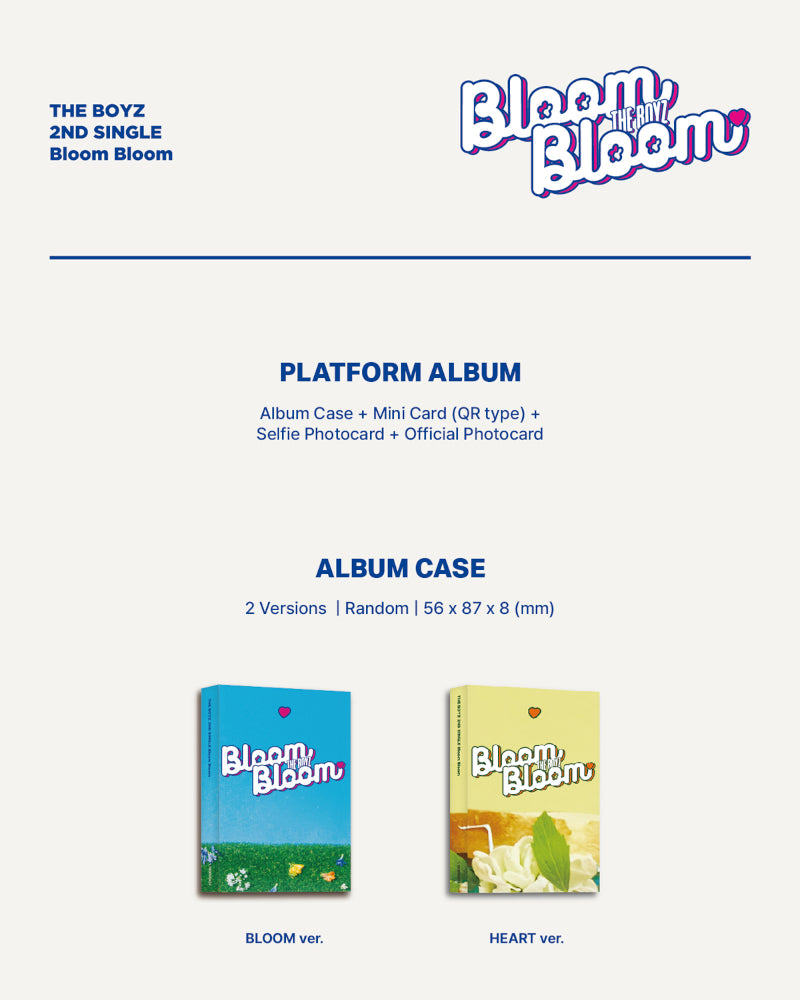 THE BOYZ - 2nd Single [Bloom Bloom] Platform Ver. (2 Versions)