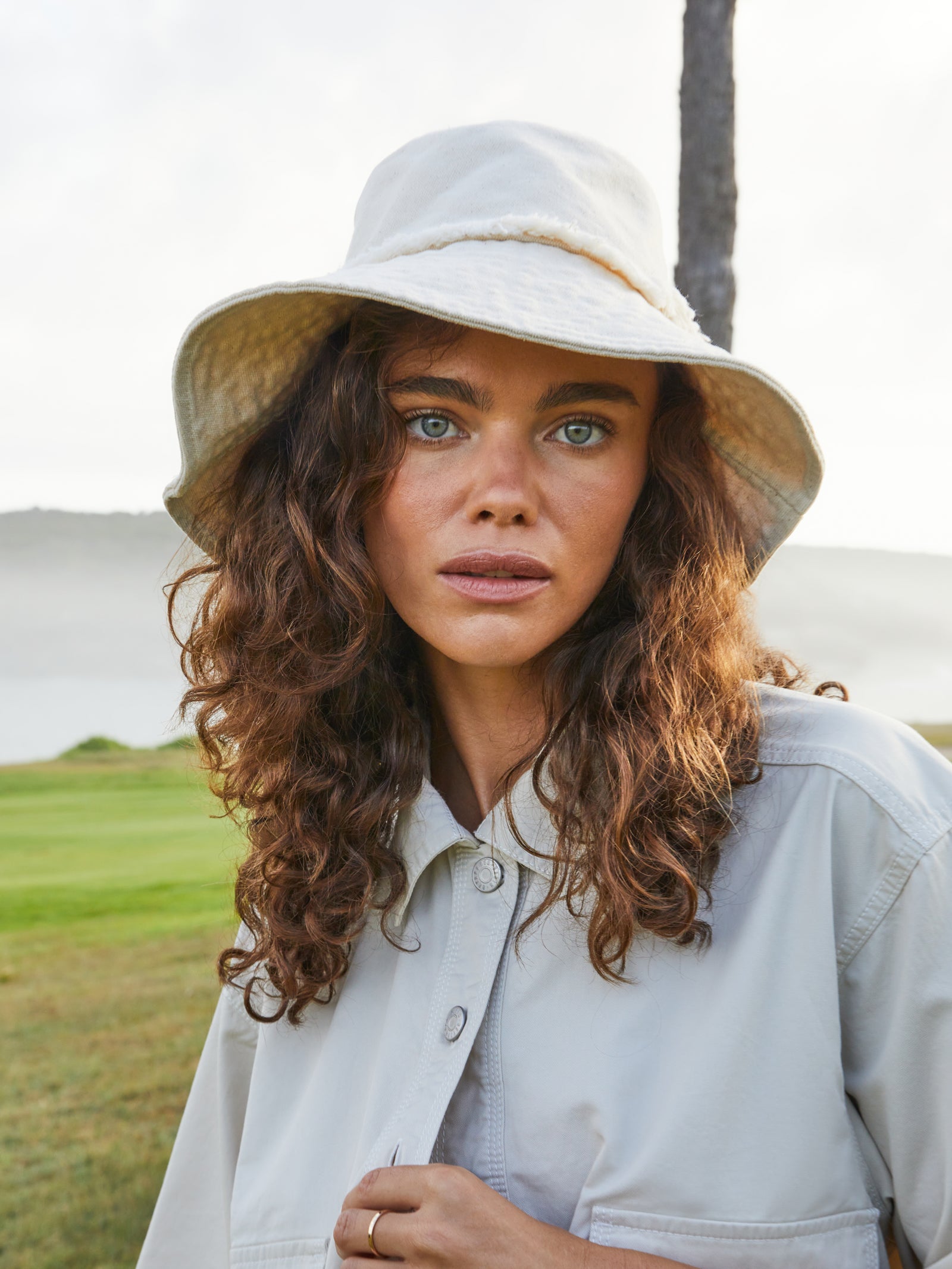 Thrills Bucket Hat in Off White