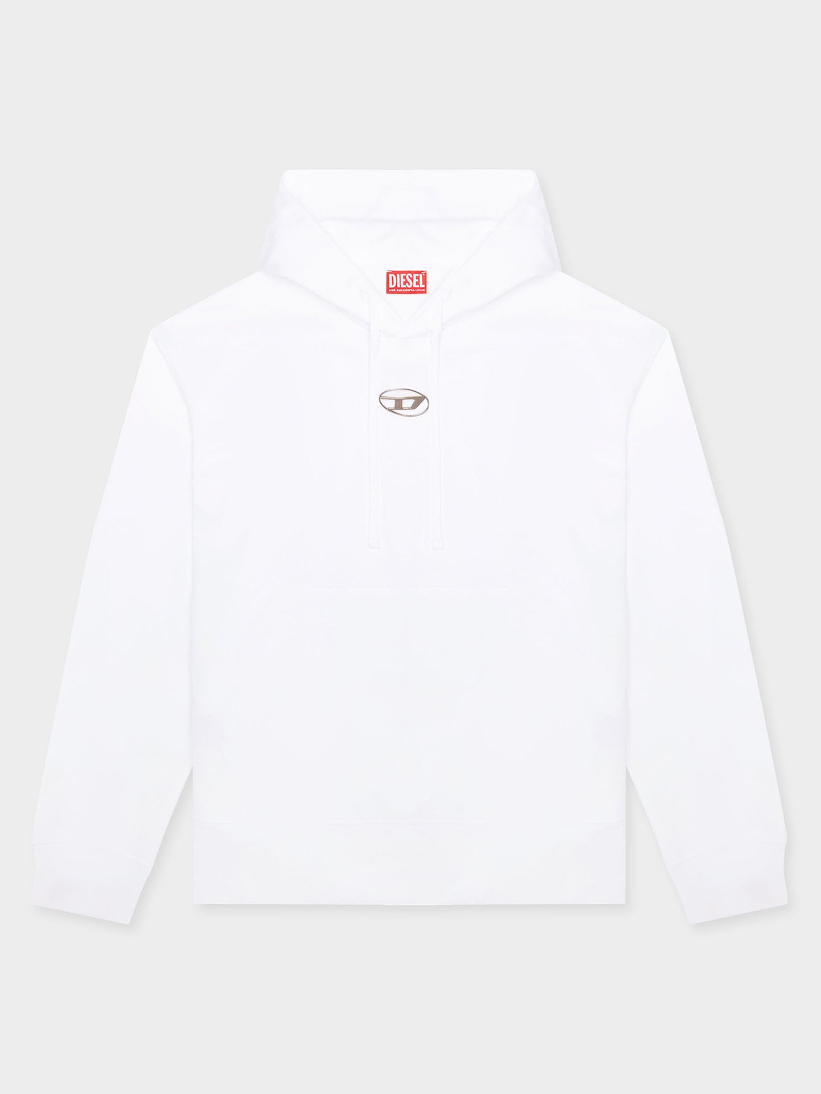 S-Macs Hood Sweat Shirt In White