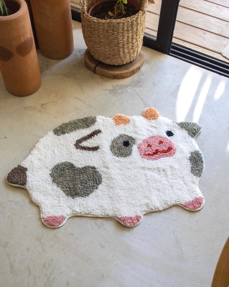 Shopzoki Cow Rug