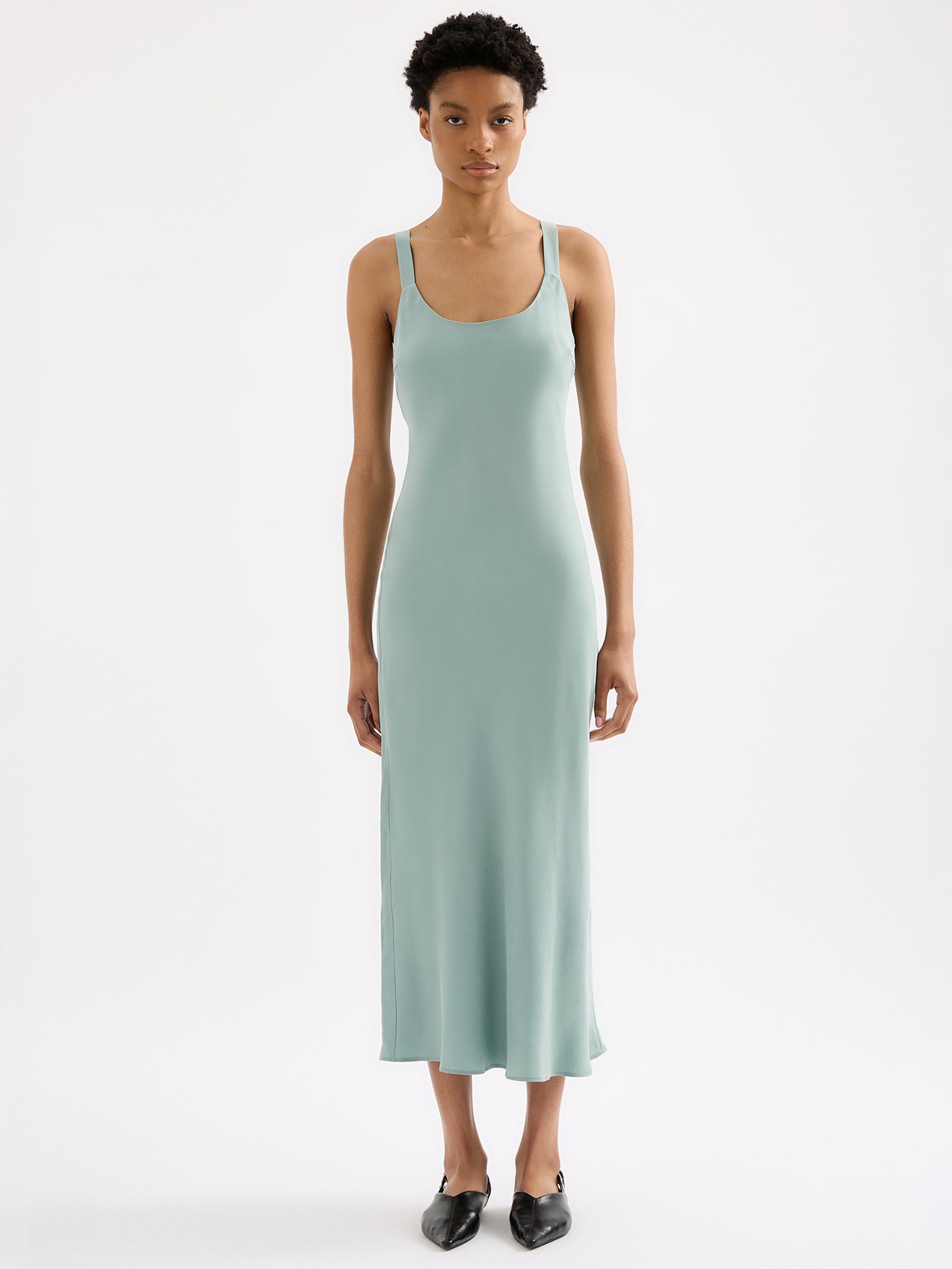 Ren Cupro Slip Dress