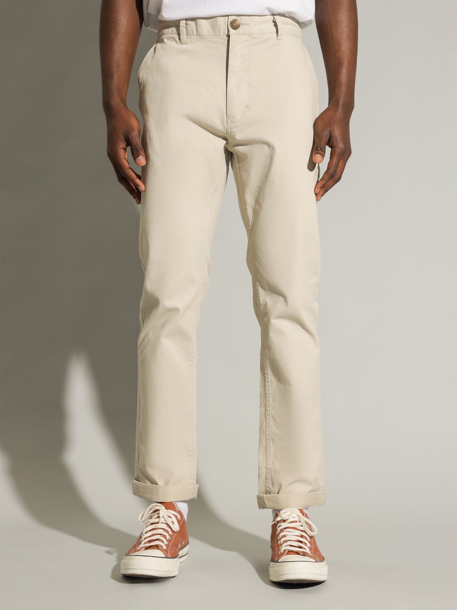 Ellis Chino Pants in Stone