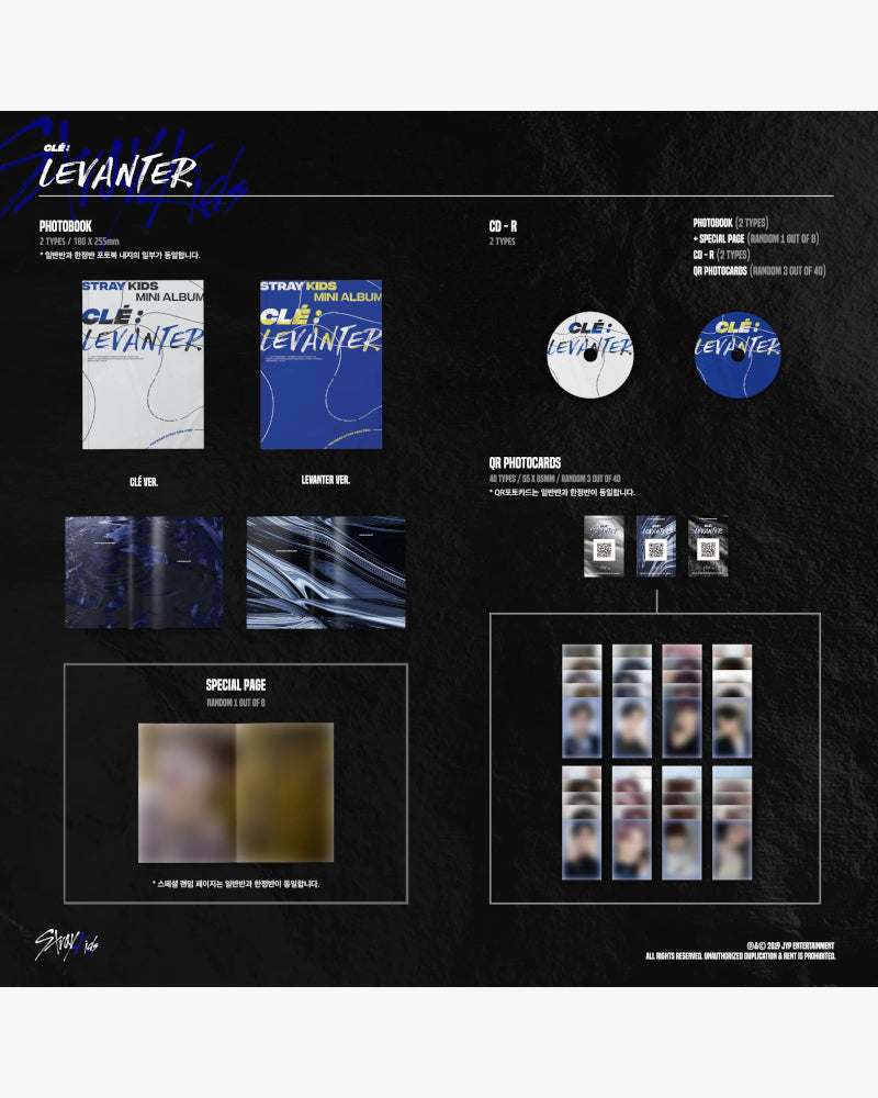 STRAY KIDS - CLE : LEVANTER (Mini Album) Standard Edition