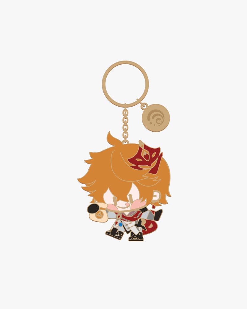 Genshin Impact Chibi Character Metal Keychain