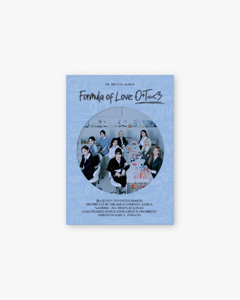 TWICE - 3rd Album [FORMULA OF LOVE: O T=<3] (4 VERSIONS)