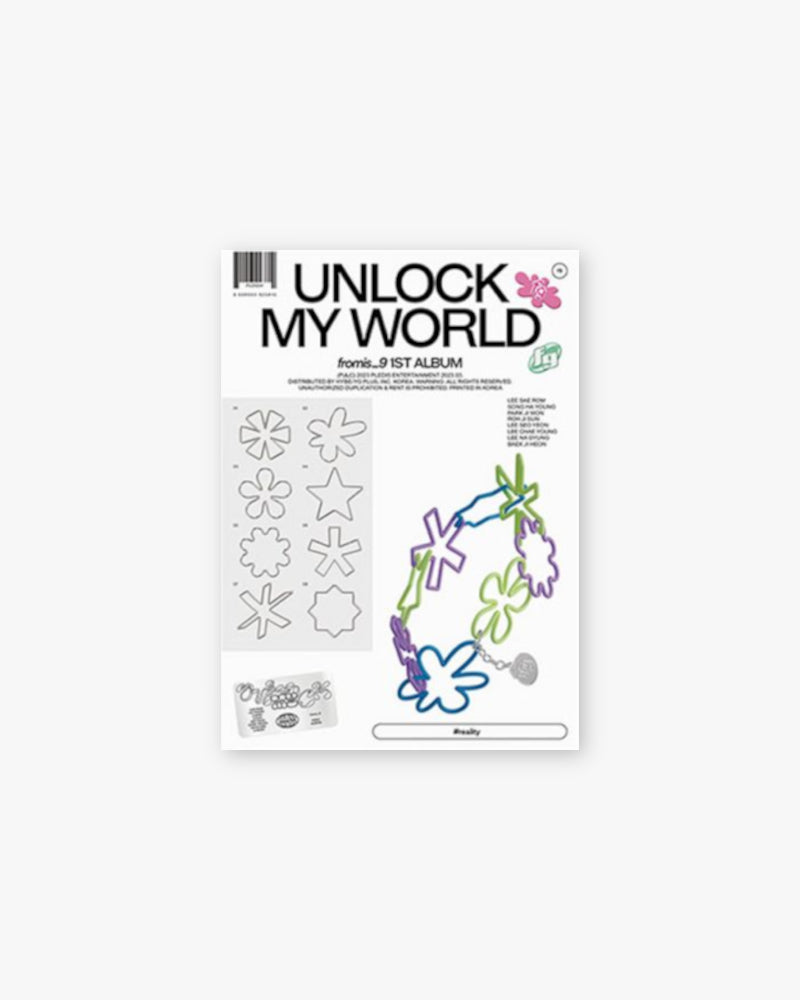 fromis_9 - UNLOCK MY WORLD (1ST ALBUM) (3 VERSIONS)