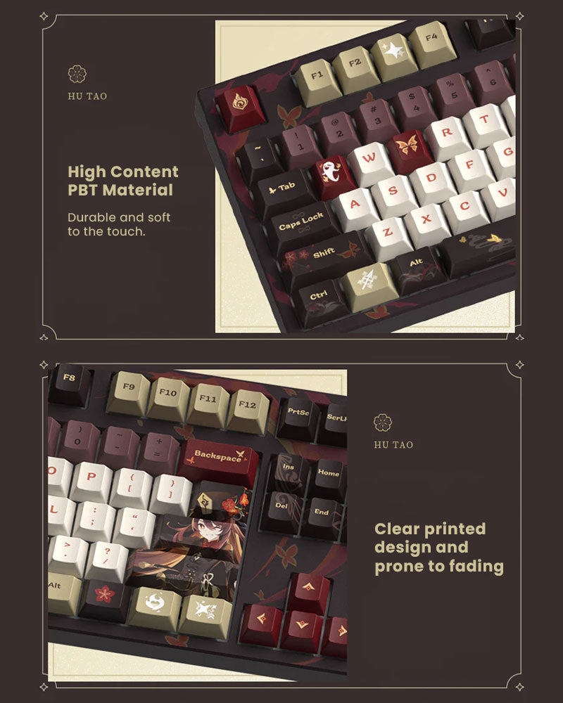 Genshin Impact Hu Tao Fragrance in Thaw Mechanical Keyboard