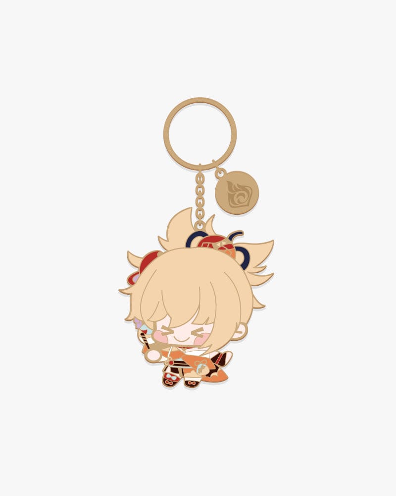 Genshin Impact Chibi Character Metal Keychain