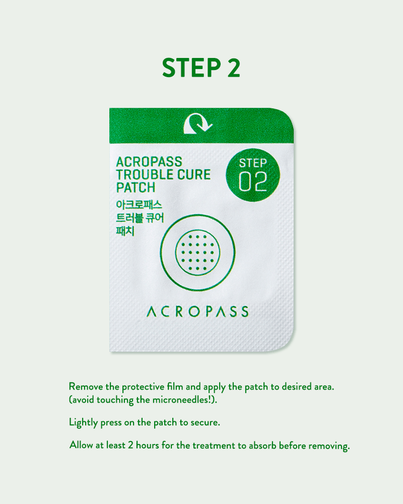 ACROPASS Trouble Cure (6 Skin Cleanser   6 Microdart Patches)