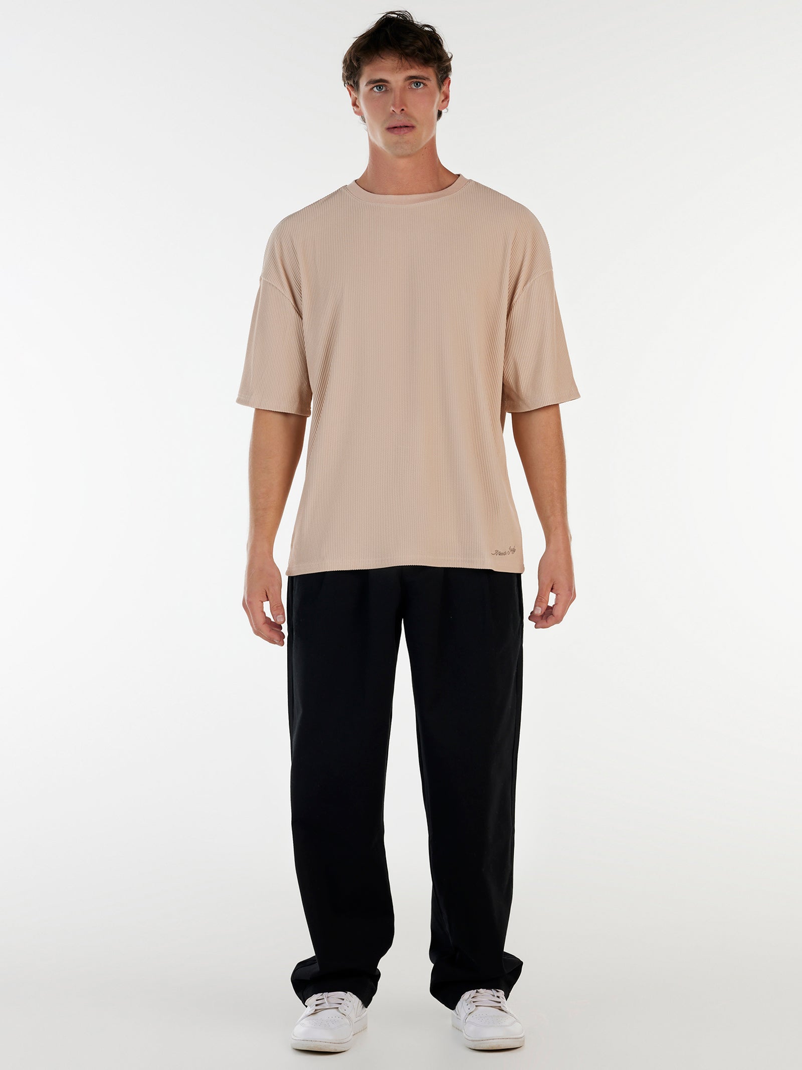 Malibu Boxy Tee - Sand