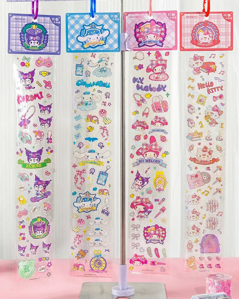 Sanrio Characters Glitter Sticker Sheet