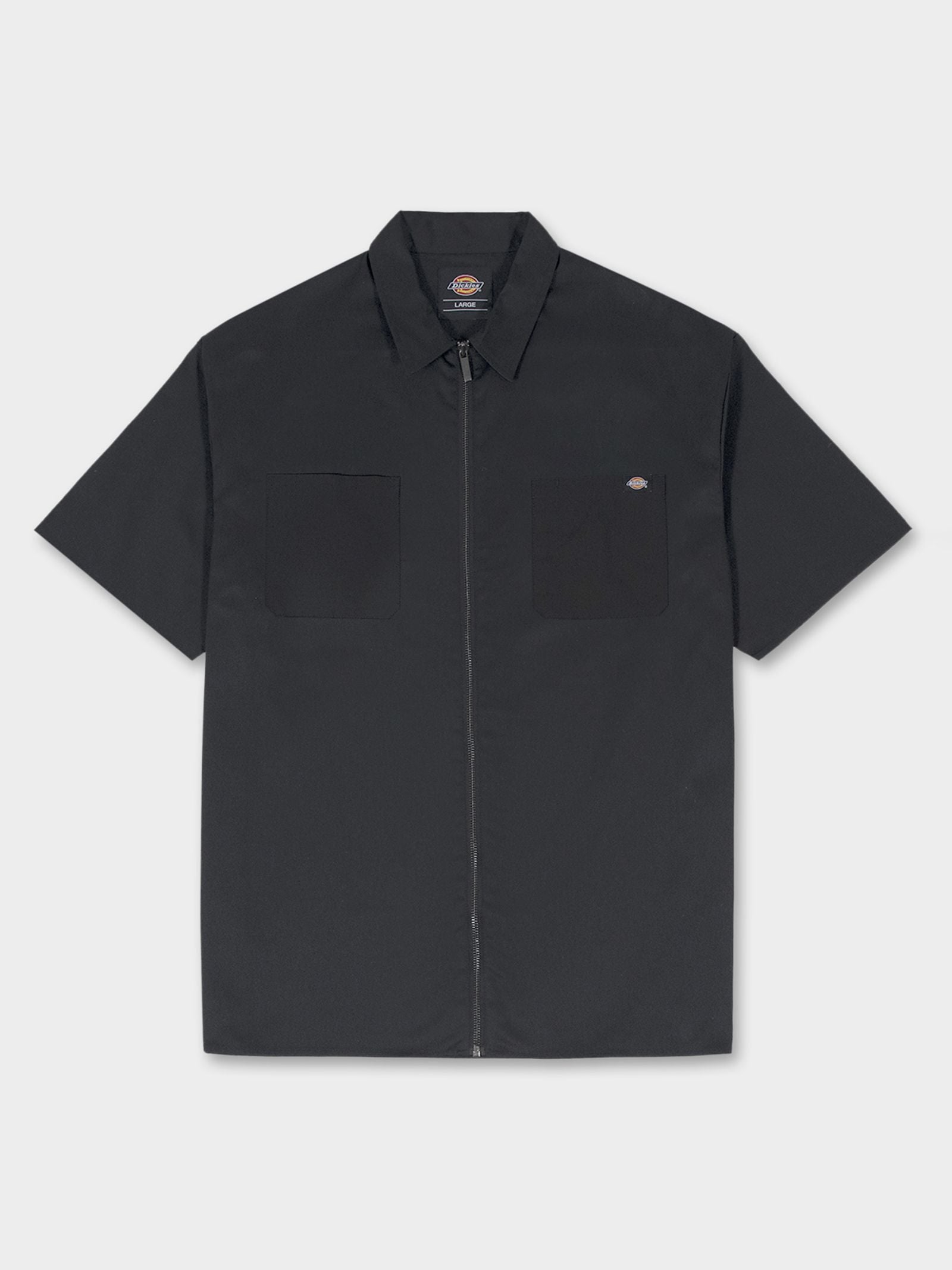 Short Sleeve Zip-Through Workshirt