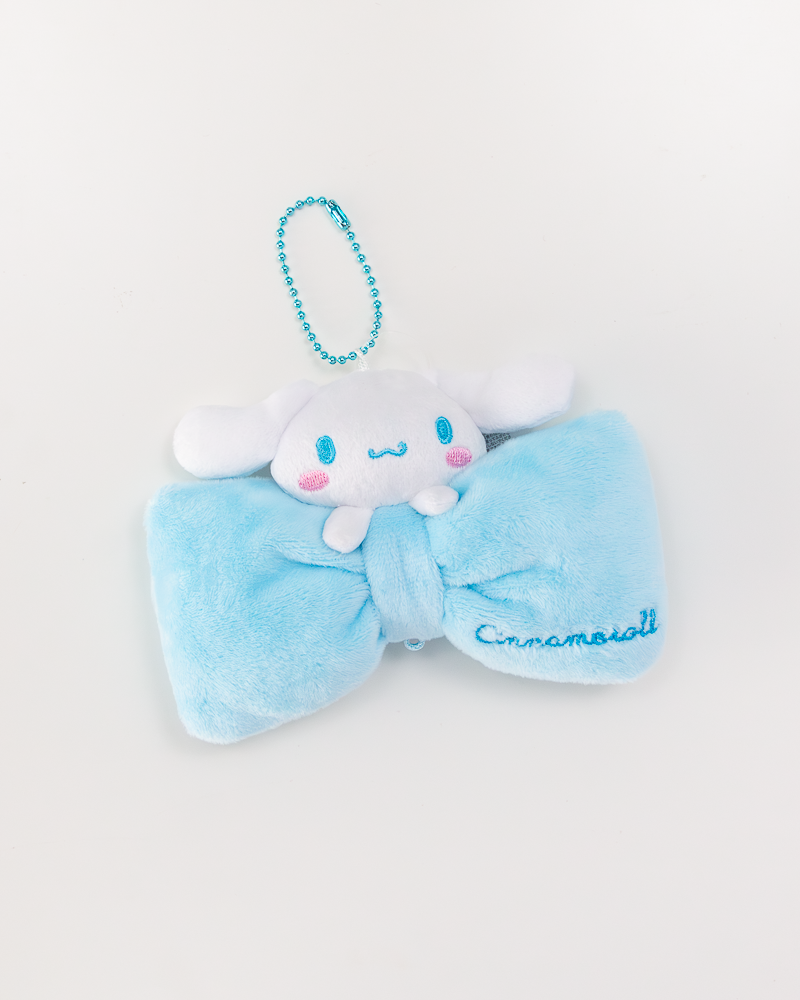 Sanrio Bowtie Plush Charm Keyring