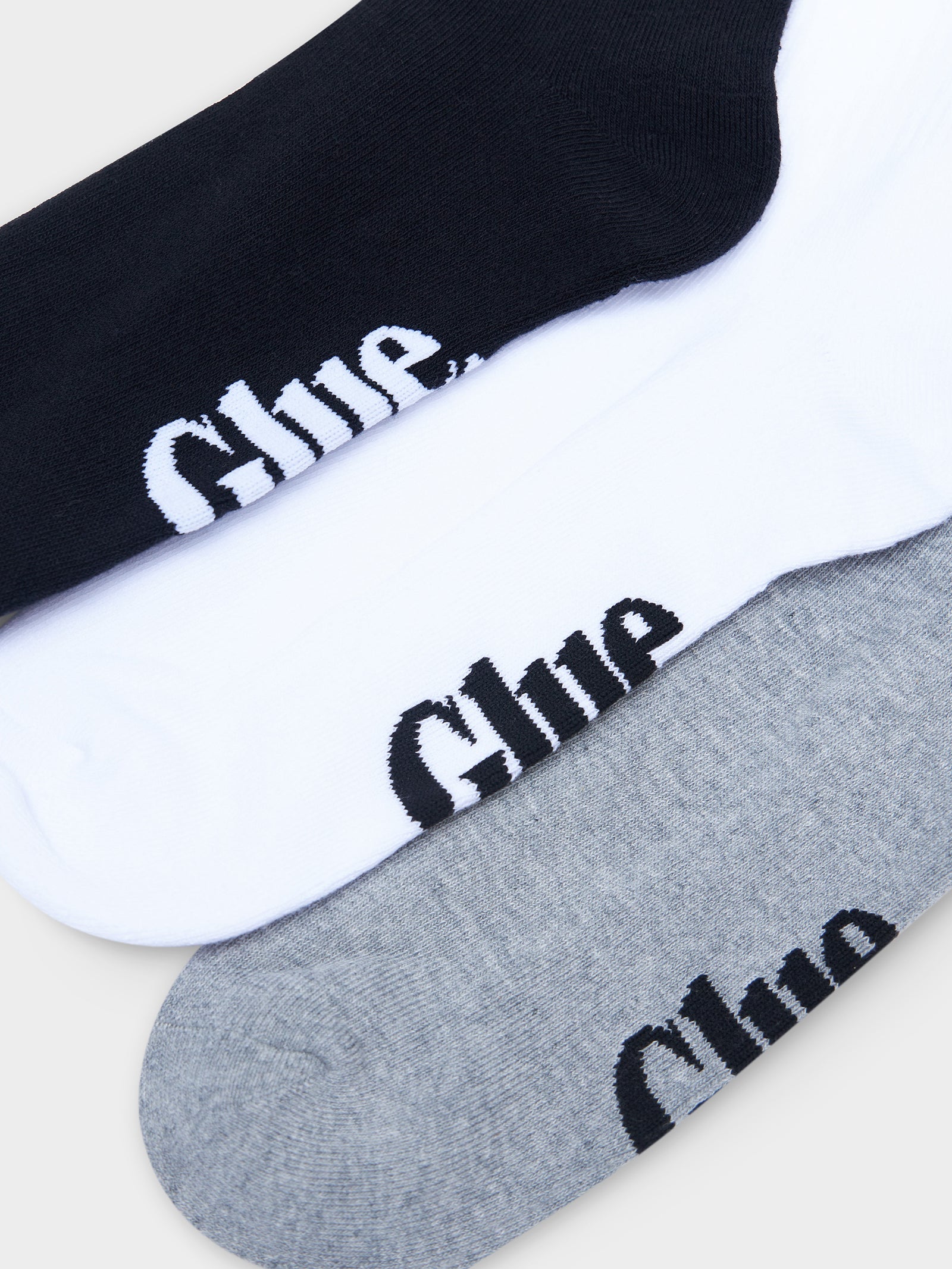 Glue 3 Pack Multi Colour Sock Crew