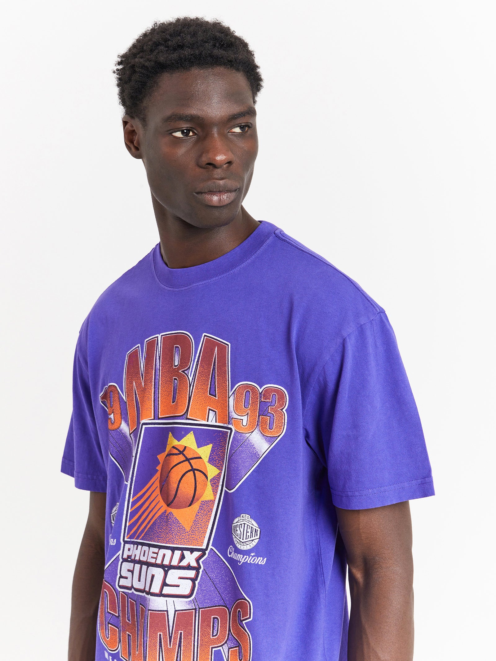 Bust Out NBA Champs Phoenix Suns T-Shirt in Regal Purple