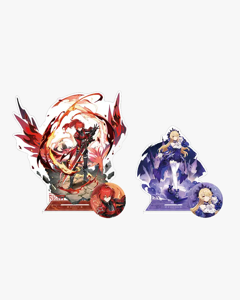 Genshin Impact Summer Fantasia Collection Badge & Standee