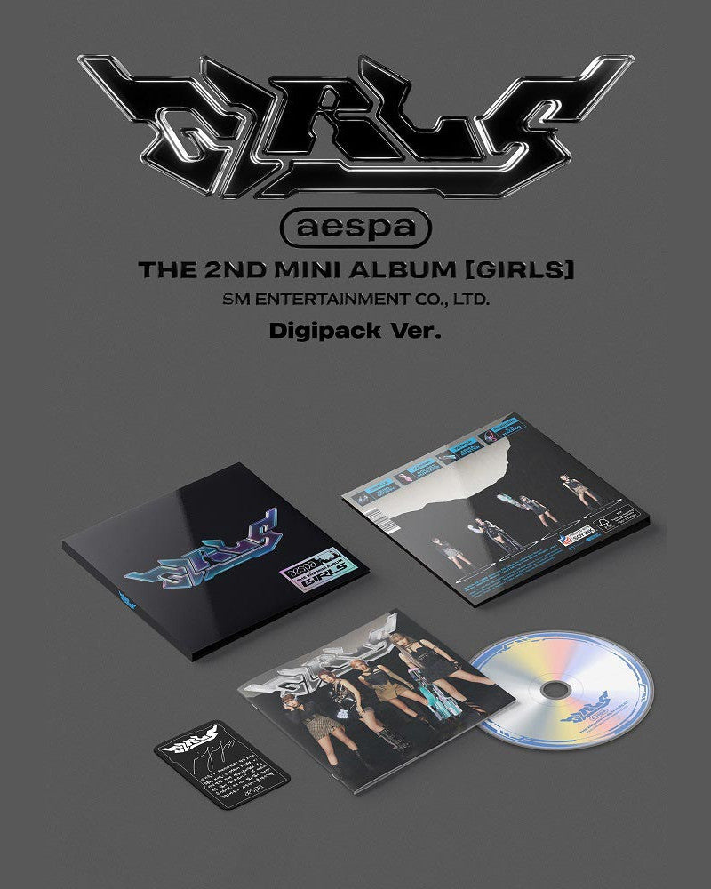 aespa - GIRLS (2nd Mini Album) (Digipack Ver.) (5 Versions)