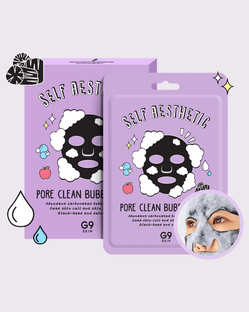 G9SKIN Self Aesthetic Pore Clean Bubble Mask